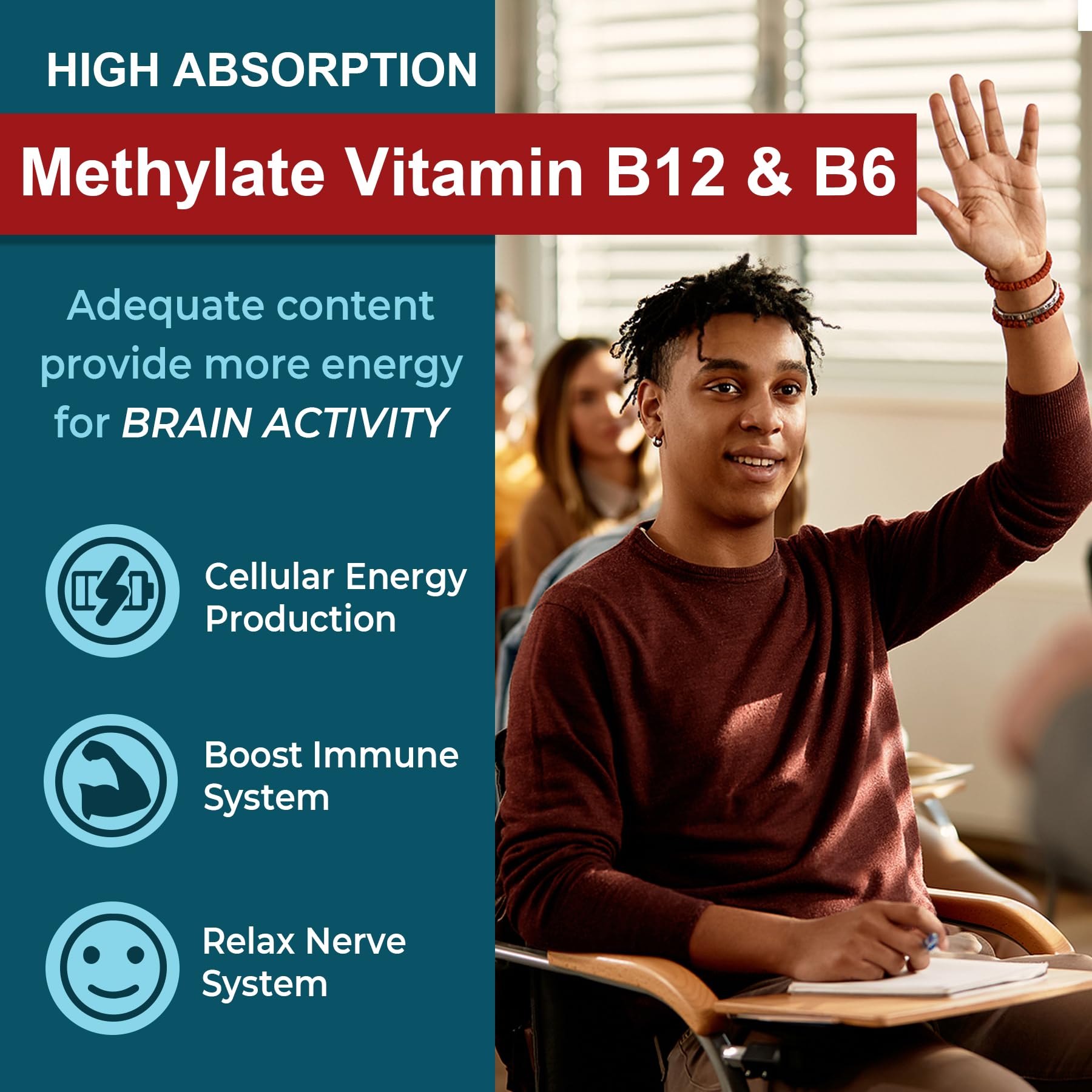 11-IN-1 Brain Supplement for Memory and Focus with L-Tyrosine L-Theanine, Methylated B12 & B6, Lion's Mane Mushroom, Ginkgo Biloba, Bacopa Monnieri, Choline for Focus, Nootropic, Energy, 2Packs NEVISSAu supplements