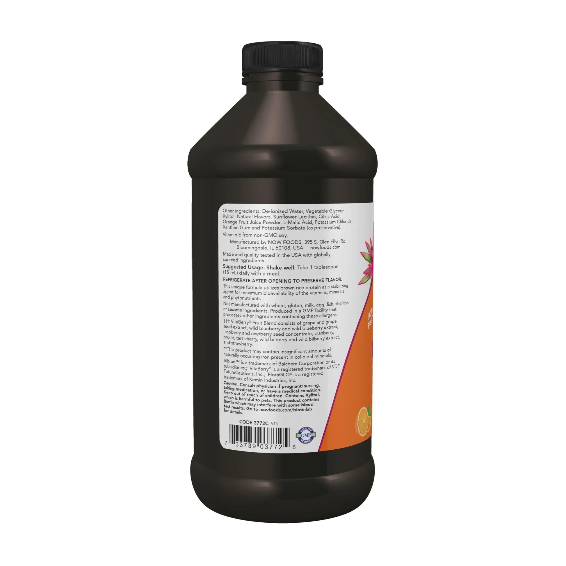 NOW Foods Supplements, Liquid Multi, Tropical Orange Flavor, Fast Absorption, with Added Phytonutrients, 16-Ounce NOW FoodsAu supplements
