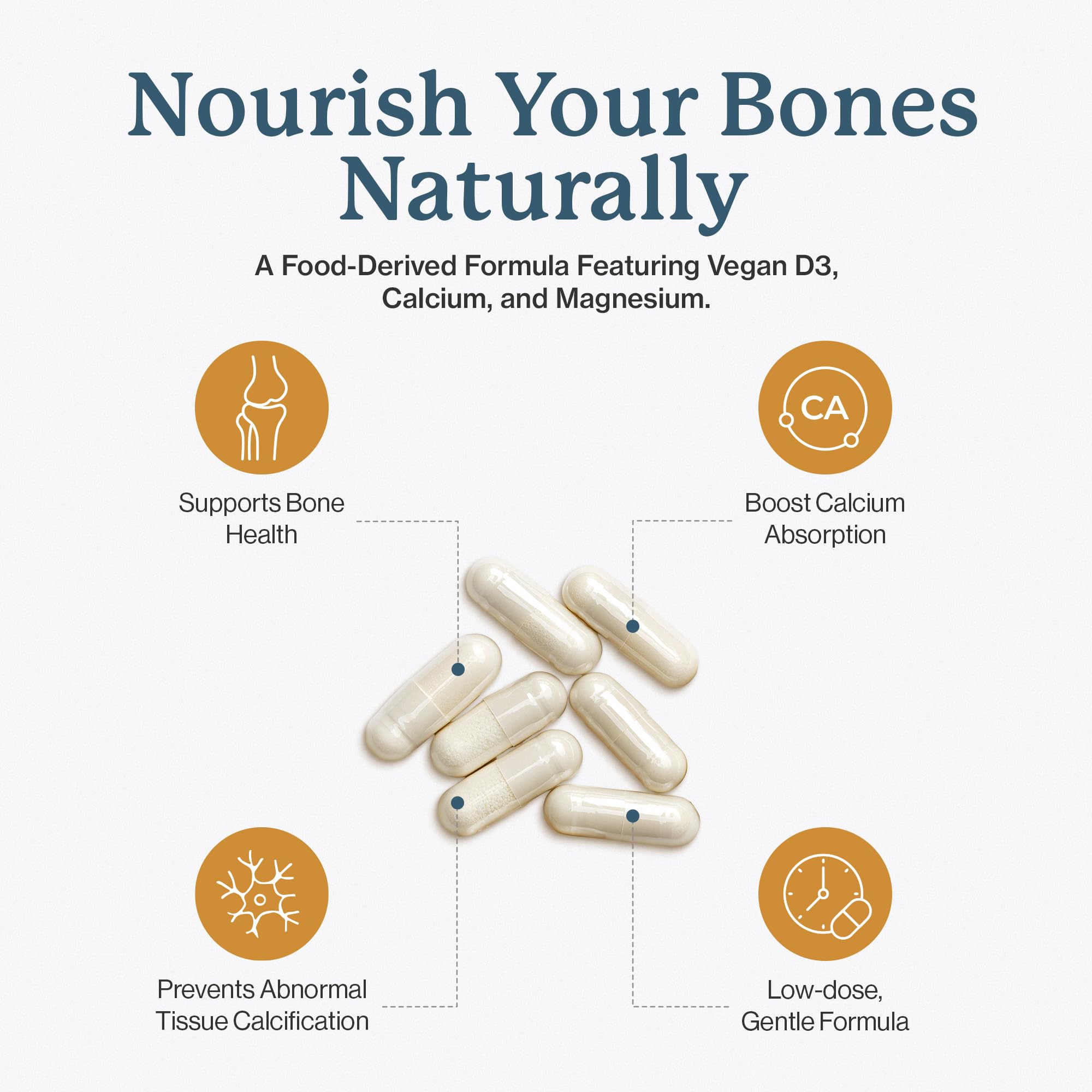 Dr. Fuhrman Osteo Bone Health Supplement | Wholefood Supplement for Women & Men | Vitamin for Bone Density | Organic Vitamin D3, Calcium, Magnesium & K2 | Natural Ingredients | 120 Caps Dr. FuhrmanAu supplements