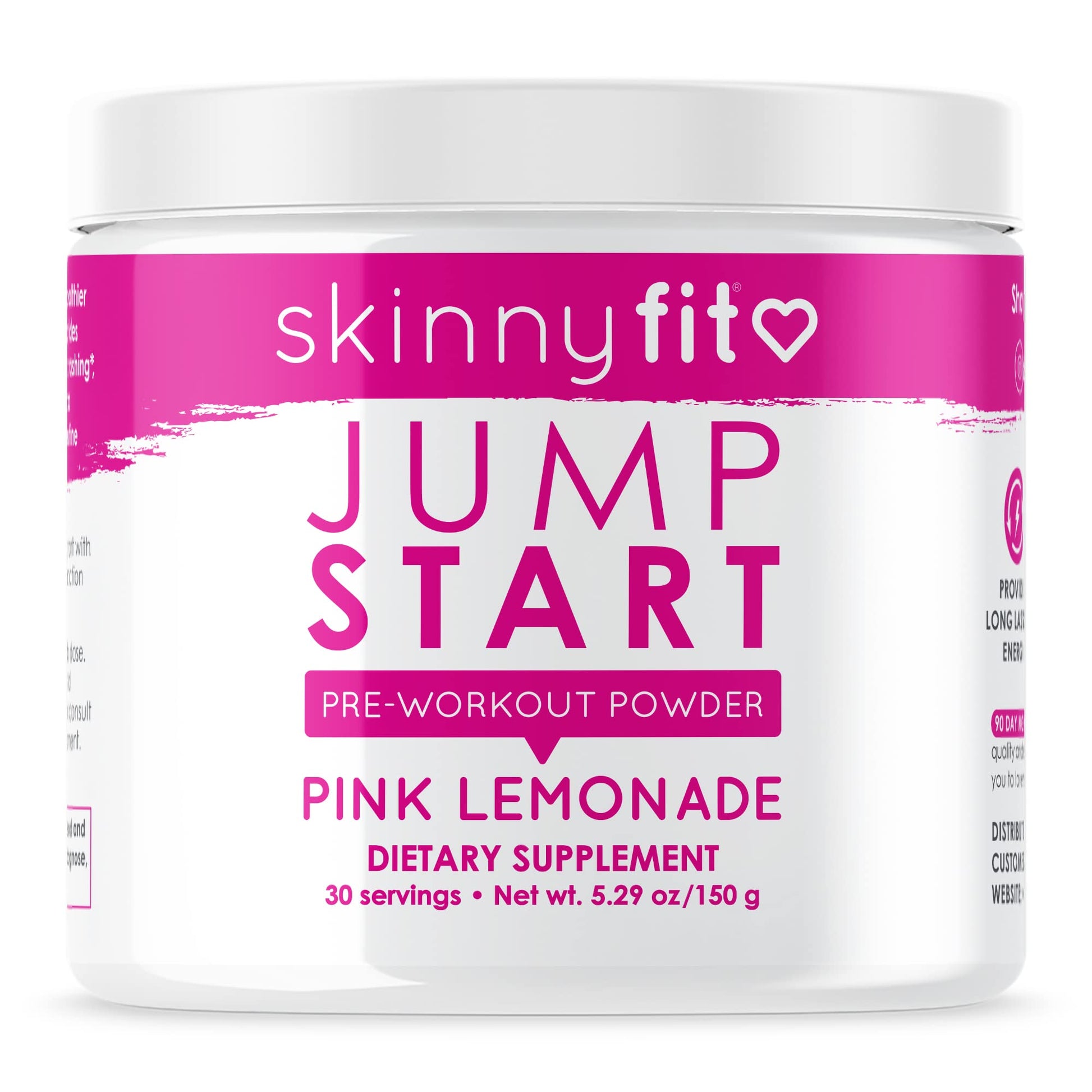 SkinnyFit Jump Start Pre Workout Supplement for Women 30 Servings - Creatine Free SkinnyFitAu supplements
