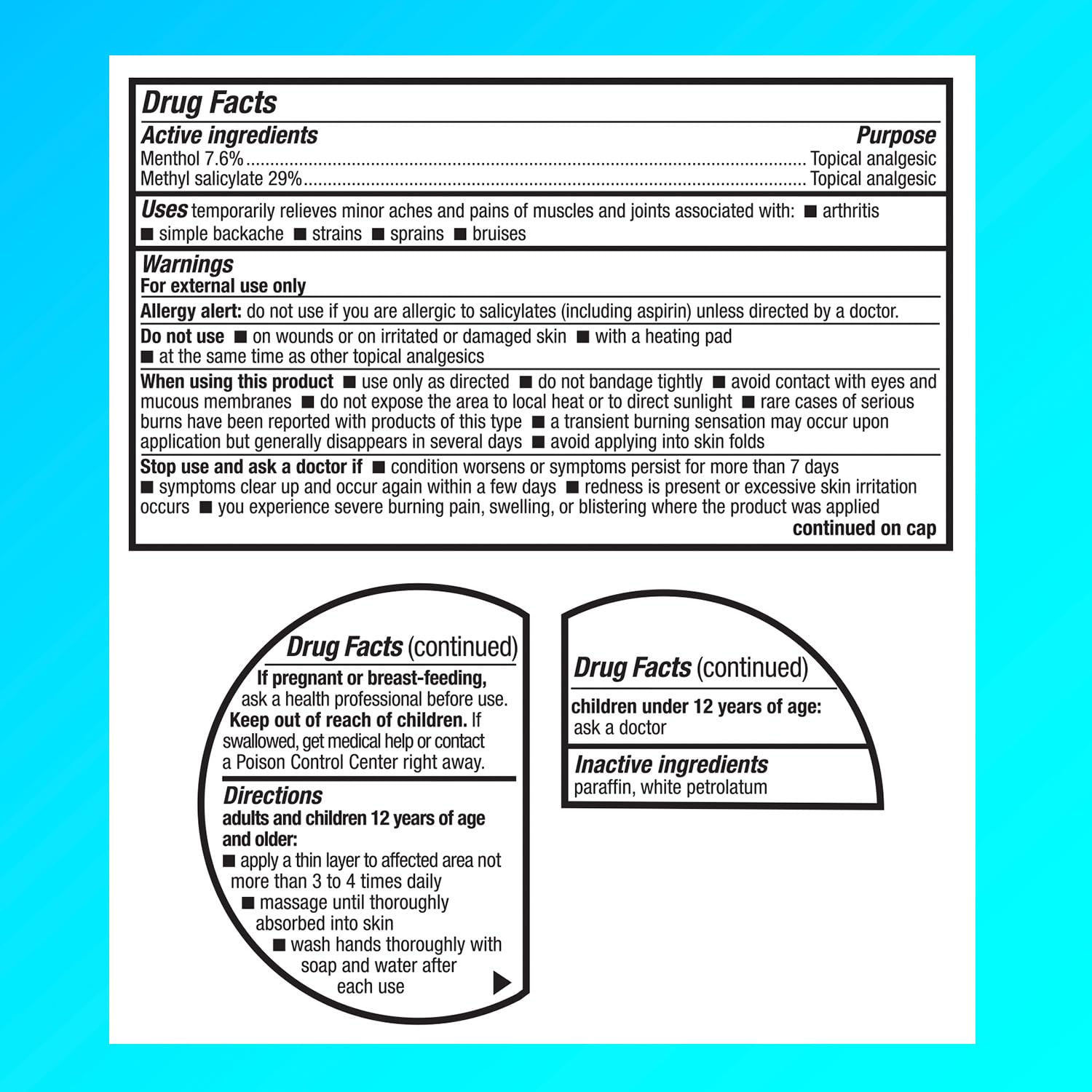 Icy Hot Original Pain Relieving Balm 3.5 oz (pack of 4) Icy HotAu supplements
