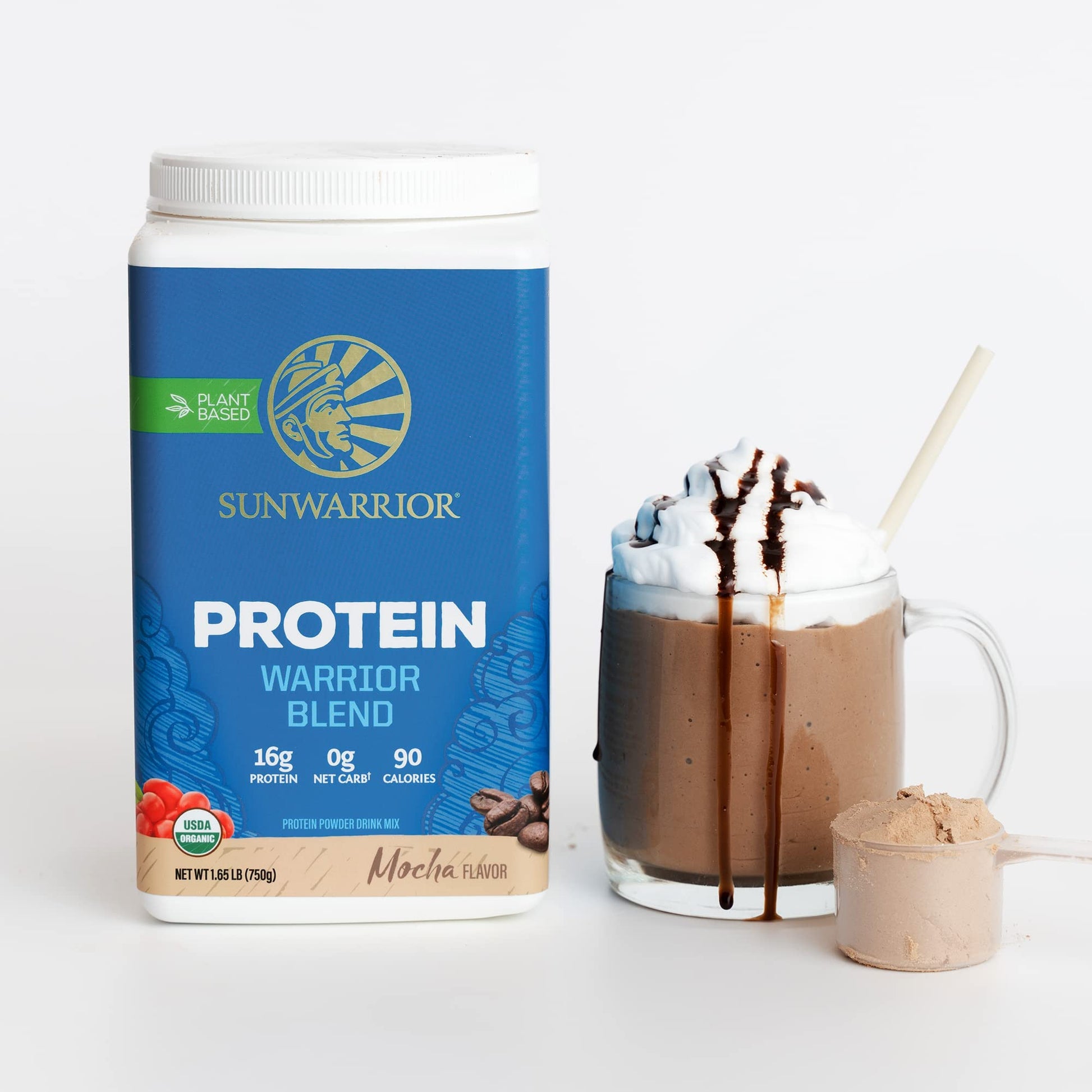 Sunwarrior Warrior Blend, Mocha, 750 Gram SunwarriorAu supplements