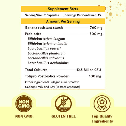 Fecula Biotech Superfood Resistant Starch,Prebiotics Supplement,Bifidobacterium longum Fecula BiotechUS supplements