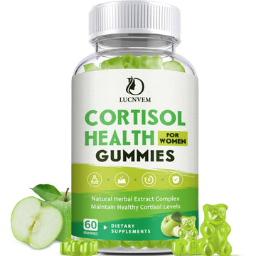 Cortisol Detox for Women Gummies, Cortisol Reducer Detox Manager, Magnesium Ashwagandha Rhodiola Rosea Herbal Complex for Mood/Focus & Sleep, Maintain Healthy Cortisol Levels - 30 Day Vegan Supply LUCNVEMAu supplements