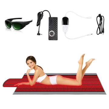 Near Infrared Light Therapy Blanket for Full Body, 1370pcs 660nm & 850nm LED Light Therapy Device RutollmitAu supplements