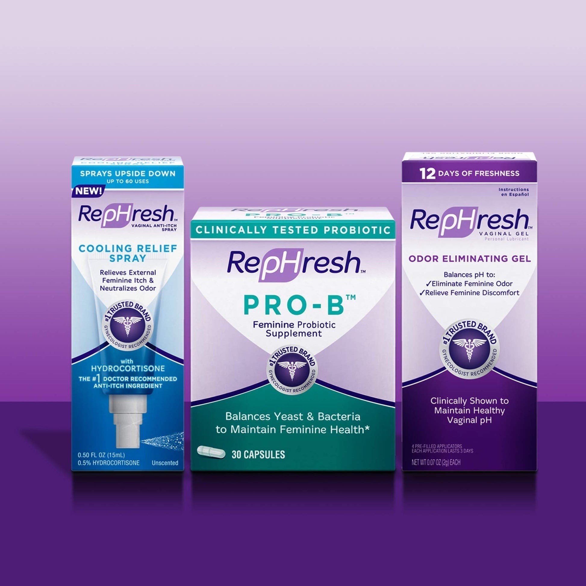RepHresh Odor Eliminating Vaginal Gel, 4ct (0.07oz) RepHreshAu supplements