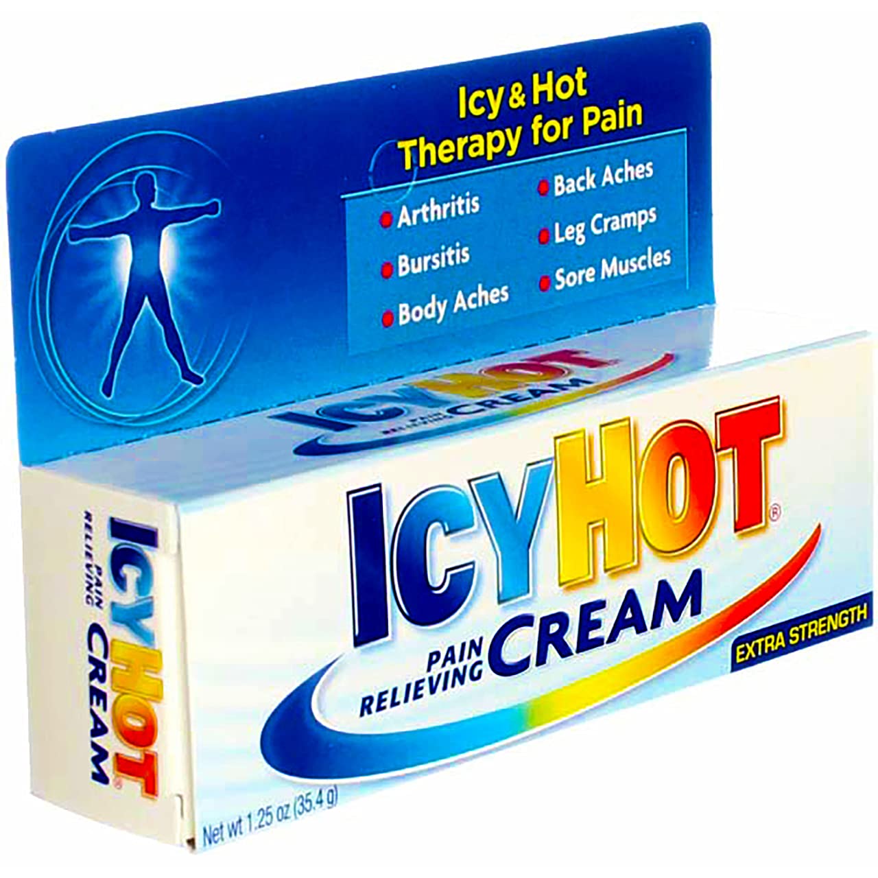 ICY Hot Pain Relieving Cream 1.25 Ounce Extra Strength (37ml) (2 Pack) Icy HotAu supplements
