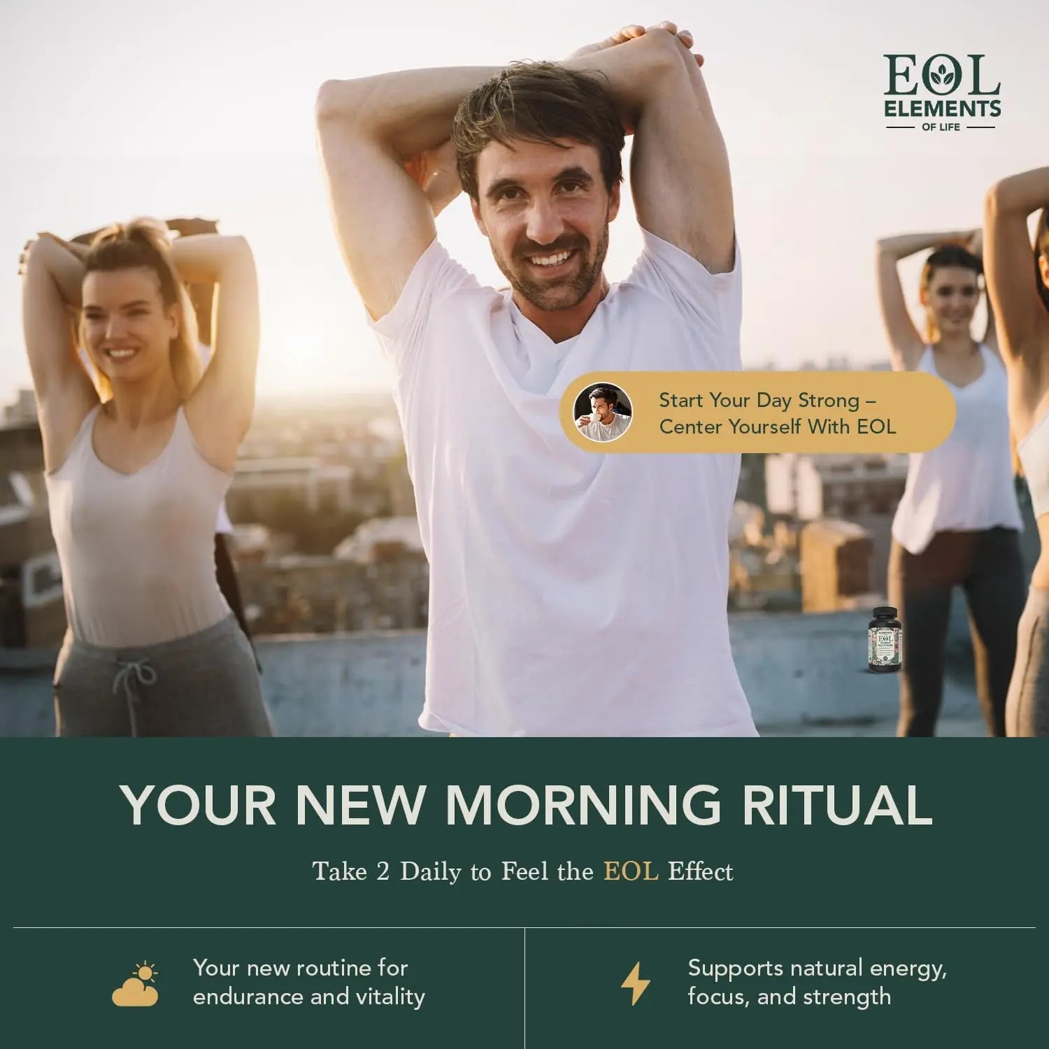 Multivitamin for Men with Vitamin D, K2, Zinc, Vitamin B12, A, E, B6, Calcium – Immune Health & Energy Support Daily Mens Multivitamins Elements of LIfeAu supplements