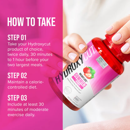 Hydroxycut Gummies + Women Strawberry 90ct HydroxycutUS supplements