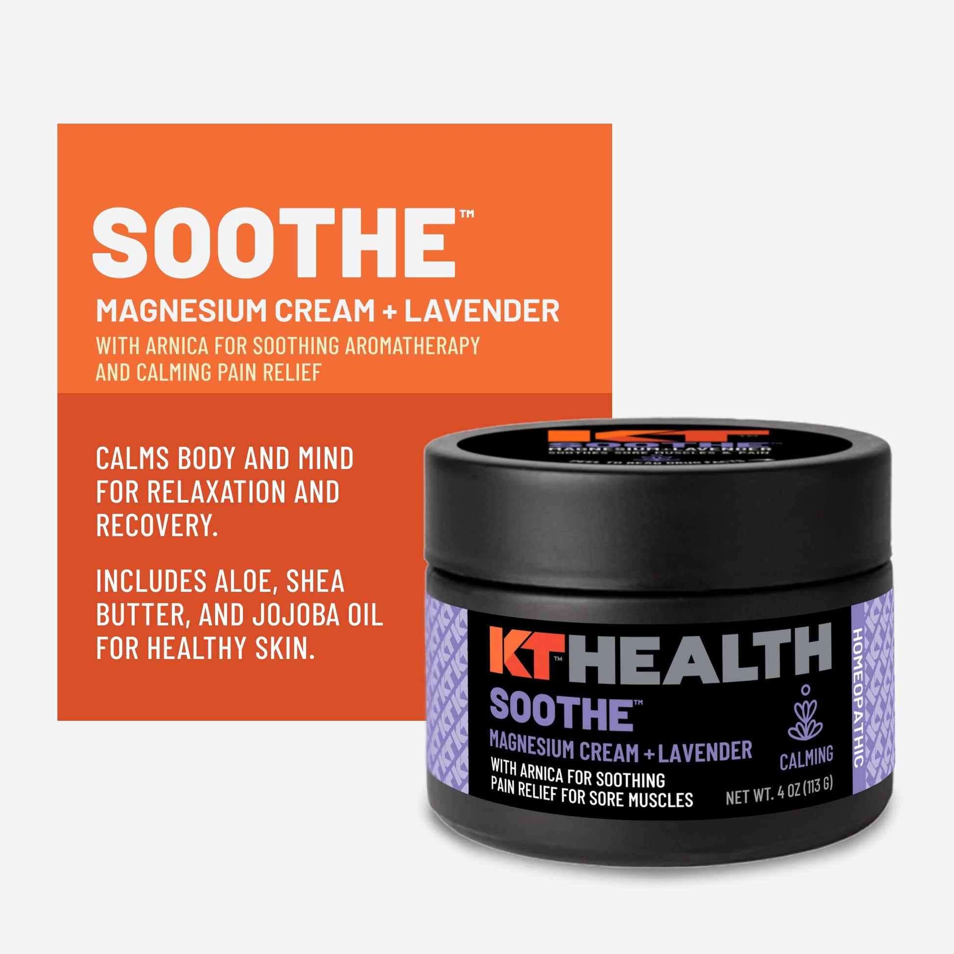 KT Health, Magnesium Cream, Soothe - Soothing Aromatherapy & Calming Pain Relief KT TapeAu supplements