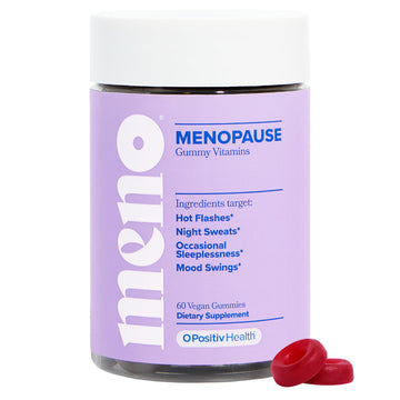 O Positiv MENO Gummies for Menopause, 30 Servings (Pack of 1) - Hormone-Free Supplements for Women with Black Cohosh & Ashwagandha KSM-66 - Helps Alleviate Hot Flashes, Night Sweats, & Mood Swings O PositivAu supplements
