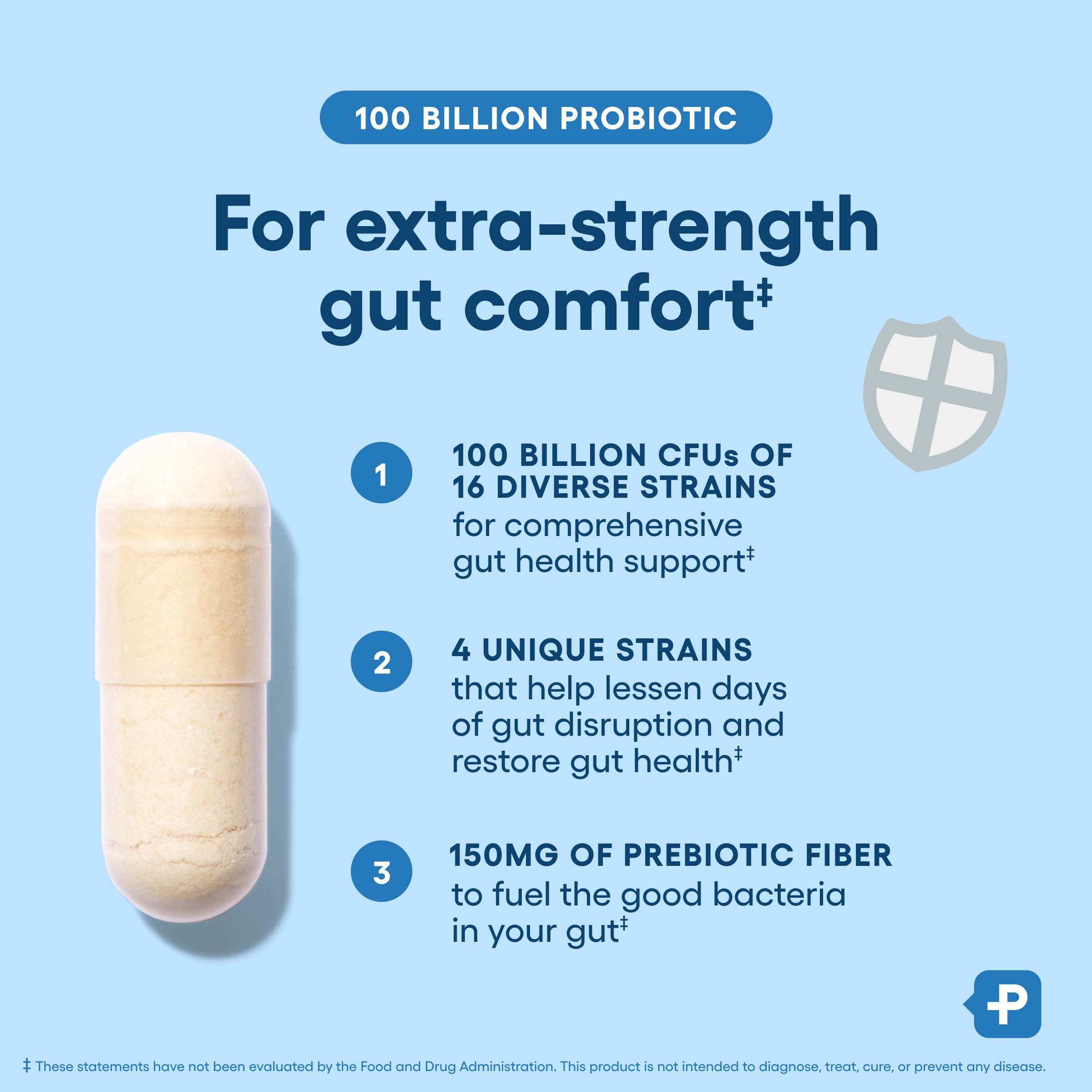 Physician's CHOICE 100 Billion Advanced Probiotic - 16 Strains + Organic Prebiotics - Digestive & Gut Health - Supports Occasional Constipation, Diarrhea, Gas & Bloating - Probiotics for Women & Men Physician's CHOICEAu supplements