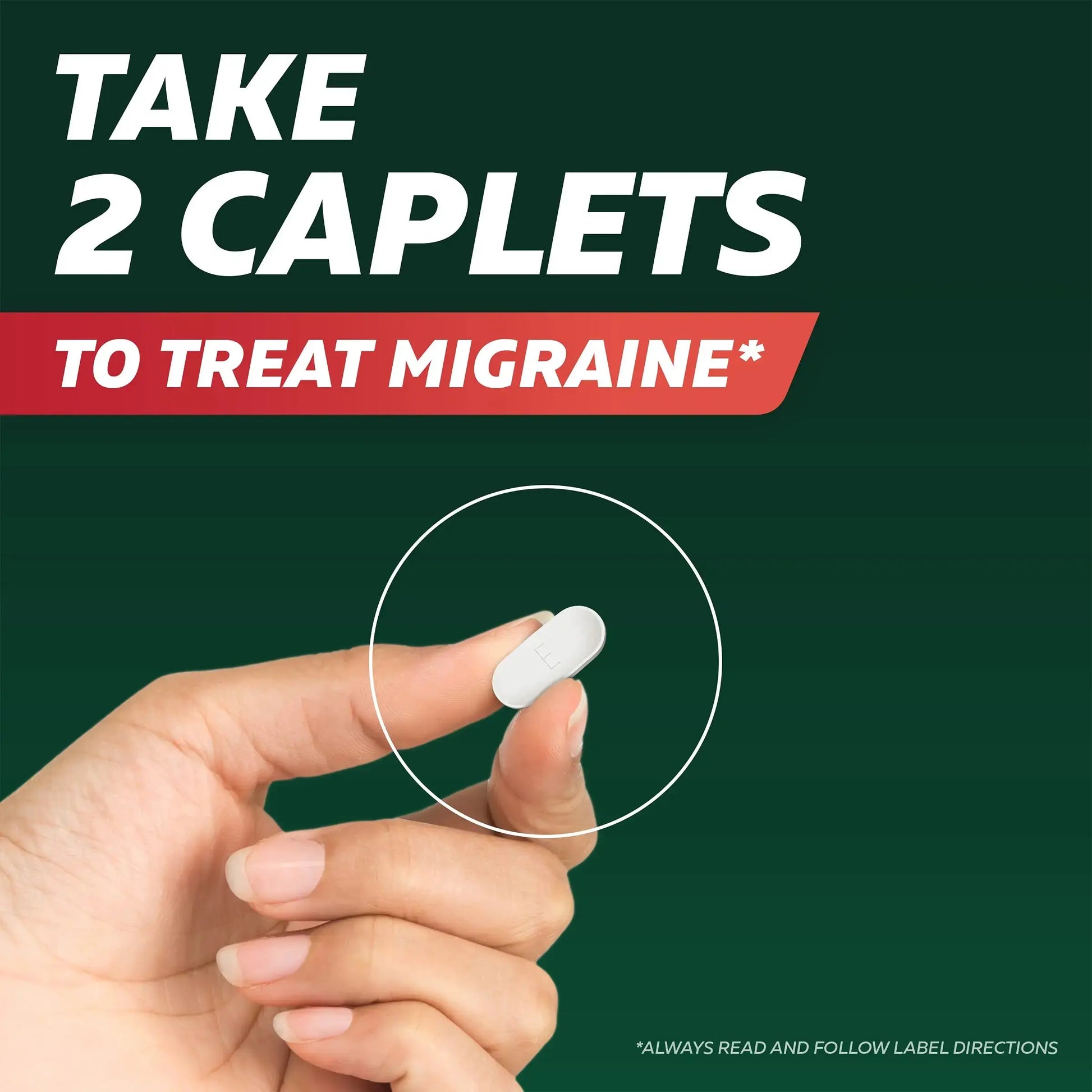 Excedrin Migraine Relief Caplets for Migraine Symptoms, Acetaminophen 250mg, Aspirin 250mg, Caffeine 65mg, Pain Reliever, 100 Count GlaxoSmithKlineAu supplements