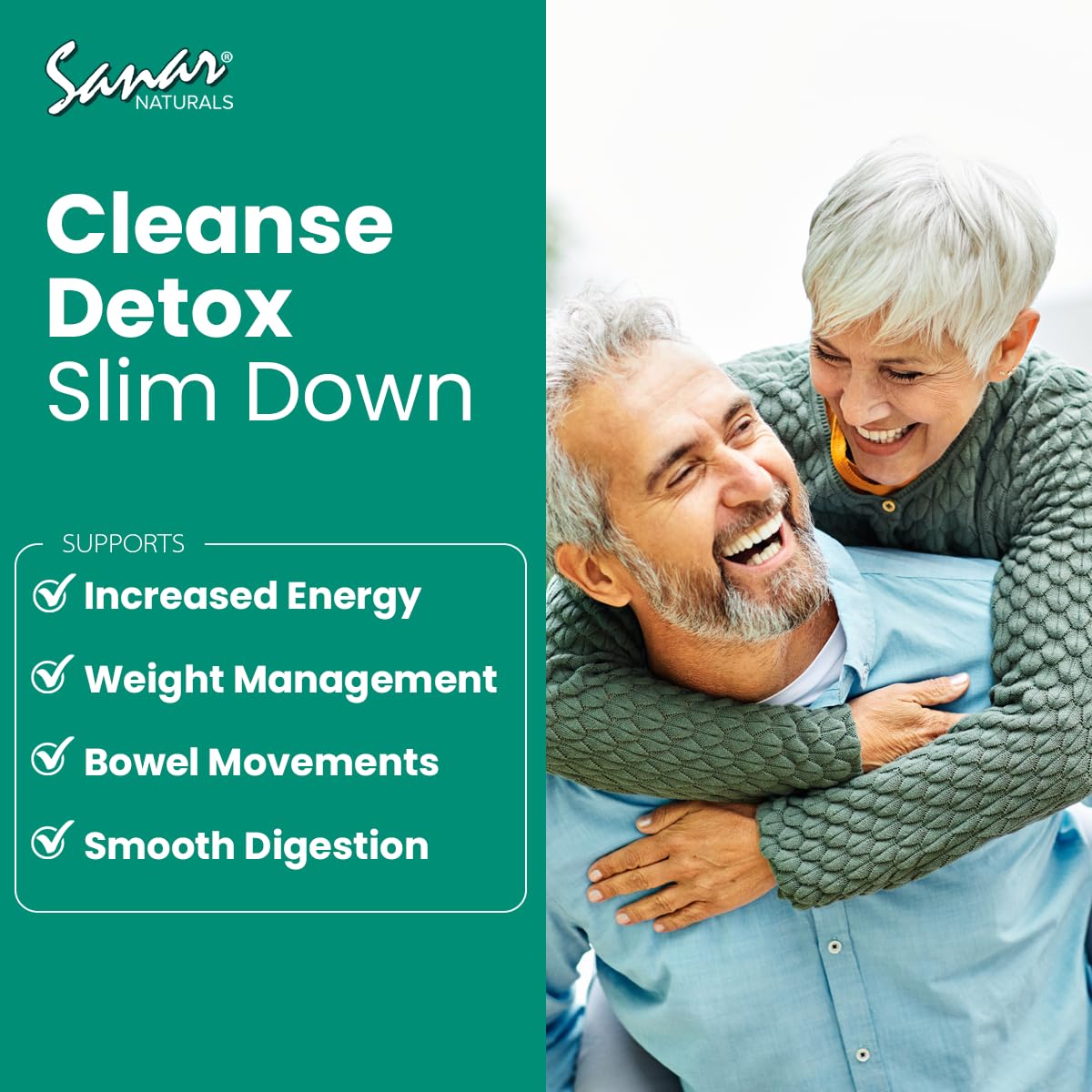 Sanar Naturals Colon Cleanser - Herbal Blend with Probiotics and Fibers - Digestive Health Sanar NaturalsAu supplements