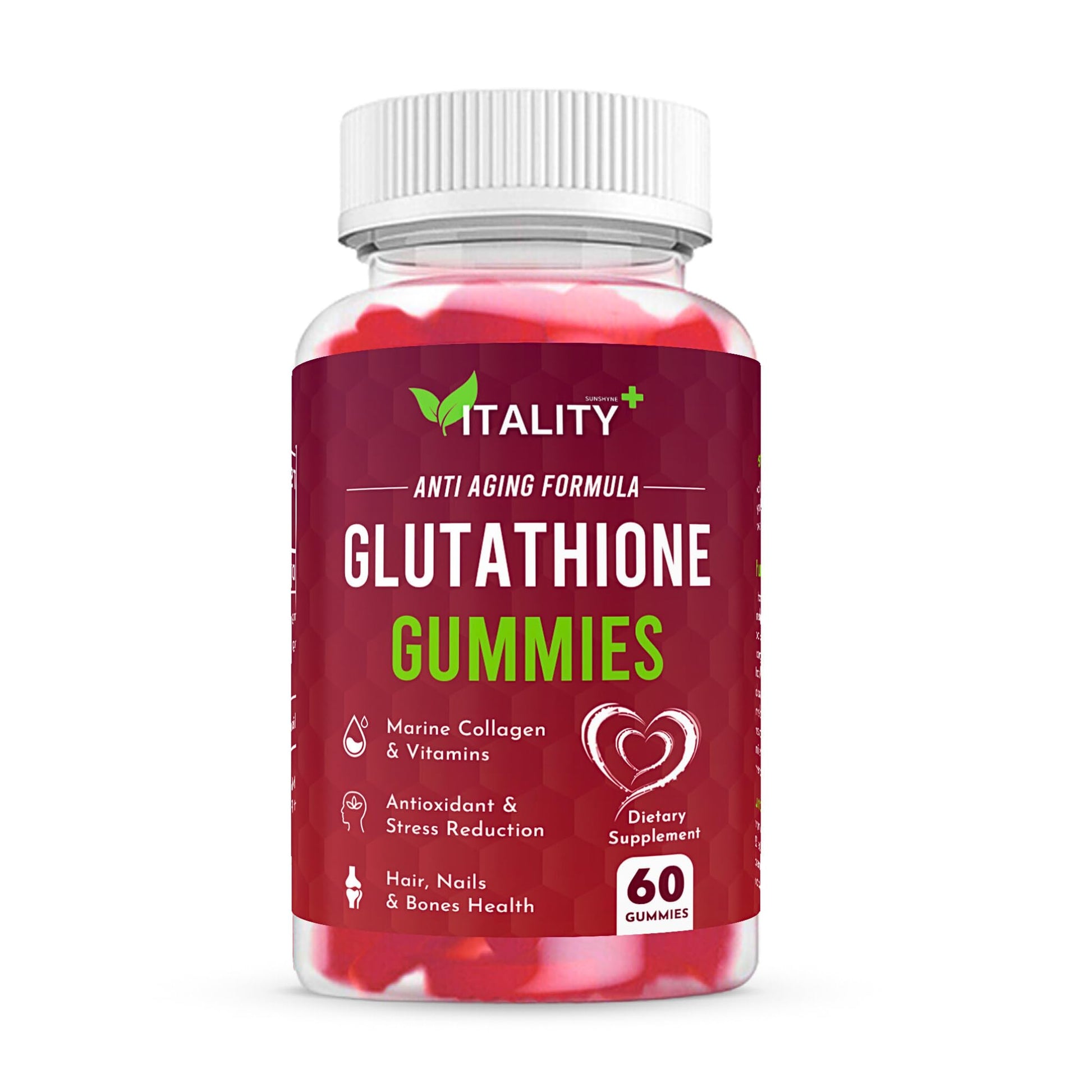 2 Pack Glutathione Gummies | with Marine Collagen | 1050mg per Serving | Antioxidant Support SunshyneAu supplements