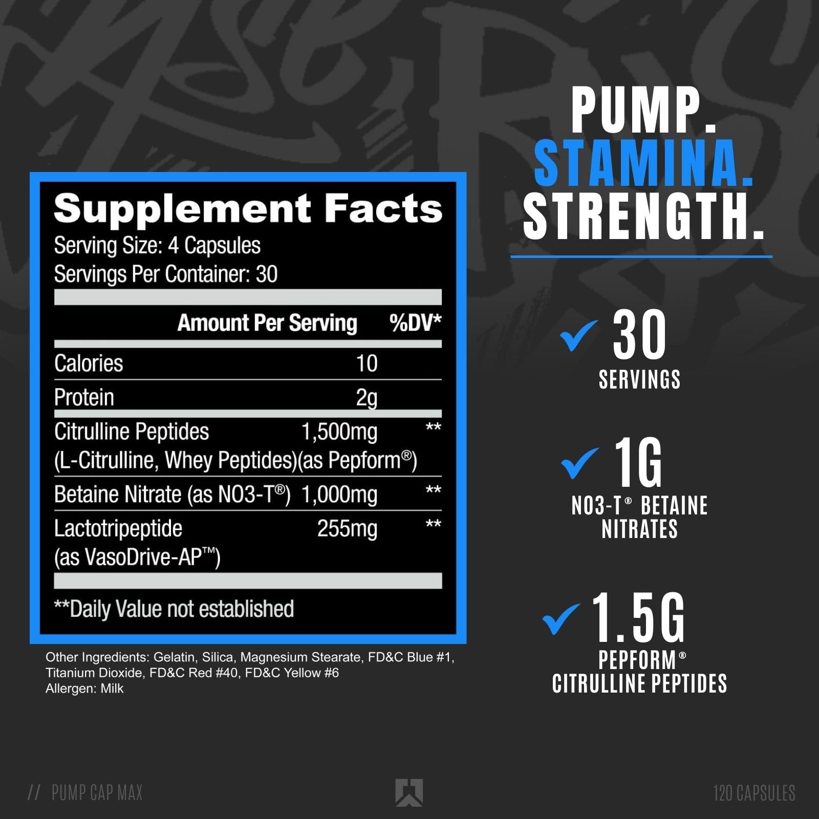 RYSE Up Supplements Project Blackout Pump Cap Max | Stimulant Free Pump Formula RYSE Up SupplementsAu supplements