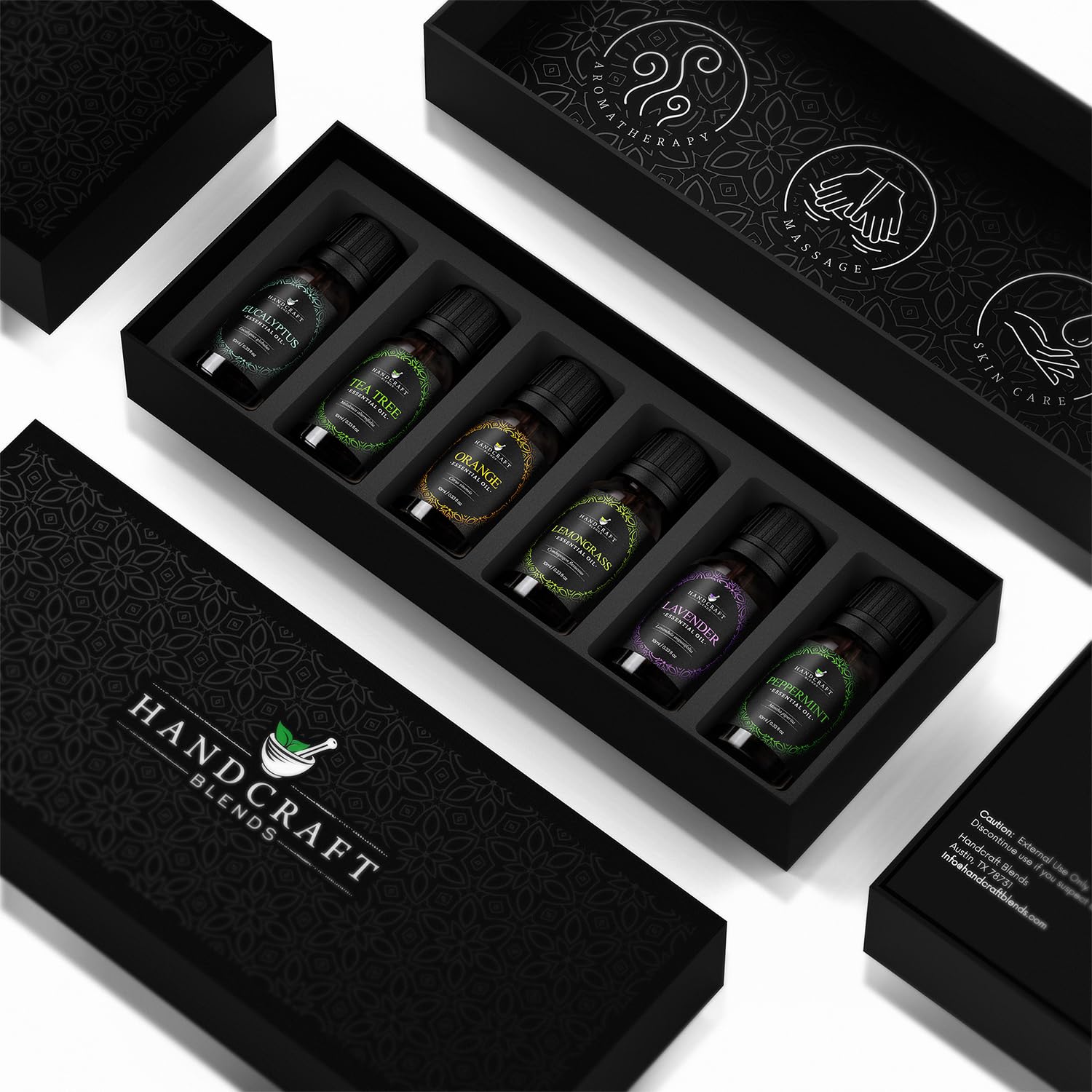 Handcraft Essential Oils Set – Top 6 Essential Oil Diffuser Oils for Home, Candle Making, Aromatherapy Oils Handcraft BlendsAu supplements