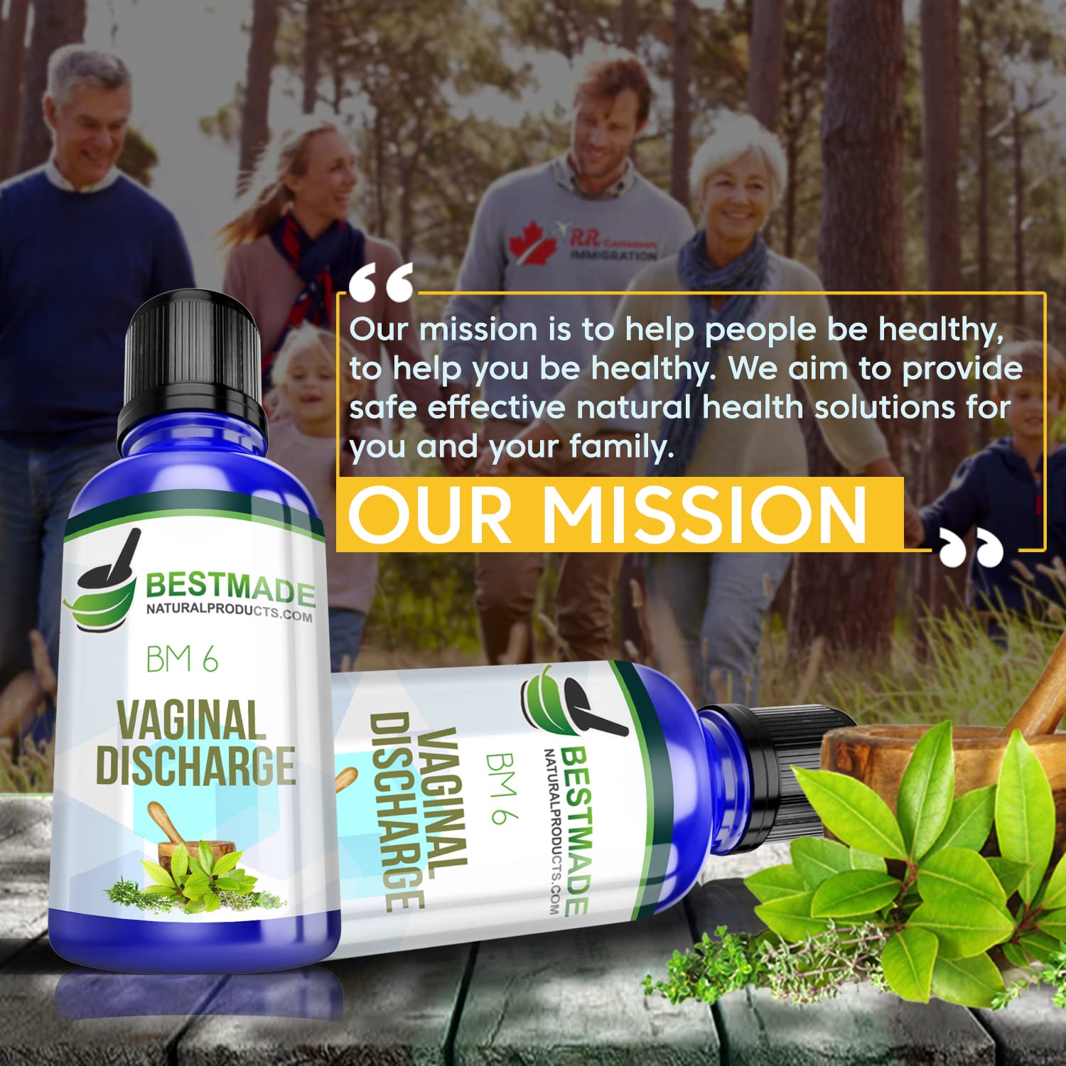 Vaginal Discharge BM6 - Natural Remedy for Leucorrhea, Unusual Vaginal Discharge & Odor, Helps Relieve Bestmade Naturalproducts.comAu supplements