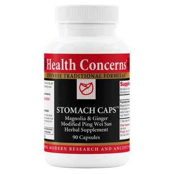 Health Concerns Stomach Caps – Digestive Support & Gut Health – Bloating & Gas Relief – Ginger & Magnolia Bark Chinese Herbal Supplement for Men & Women – Modified Ping Wei San – 90 Capsules Health ConcernsAu supplements
