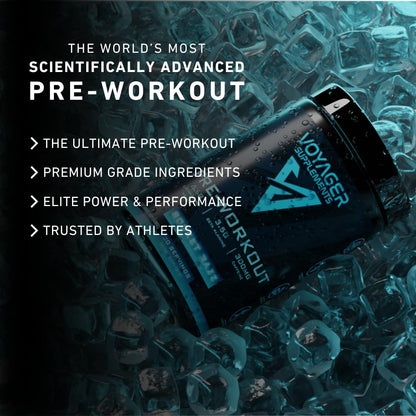 Voyager Supplements Pre-Workout Powder | Rocket Razz | Intense Pump | Maximized Voyager SupplementsUS supplements