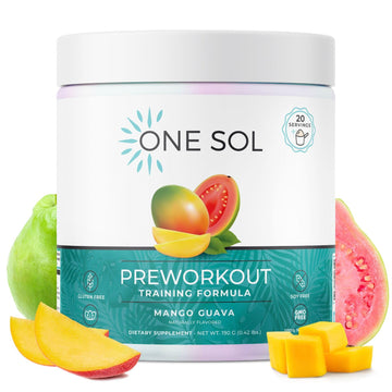 One Sol Pre-Workout for Women, Enhanced Pump & Focus, No Jitters Or Crash, Natural One SolAu supplements