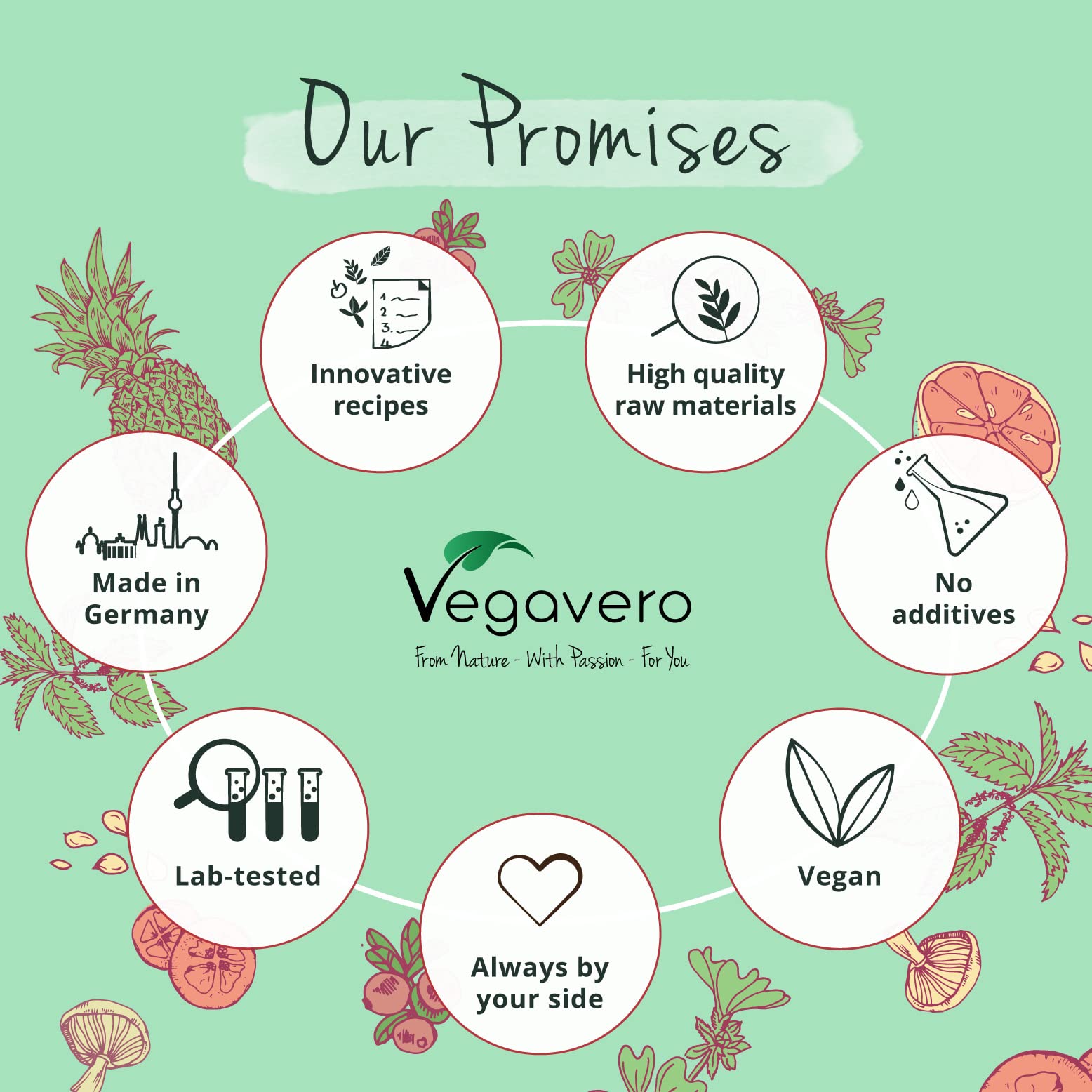 Vegavero Vegan Collagen Complex + Hyaluronic Acid | NO Additives | Vegan Collagen Powder Vollagen® | Essential Amino Acids | 120 Capsules VegaveroAu supplements