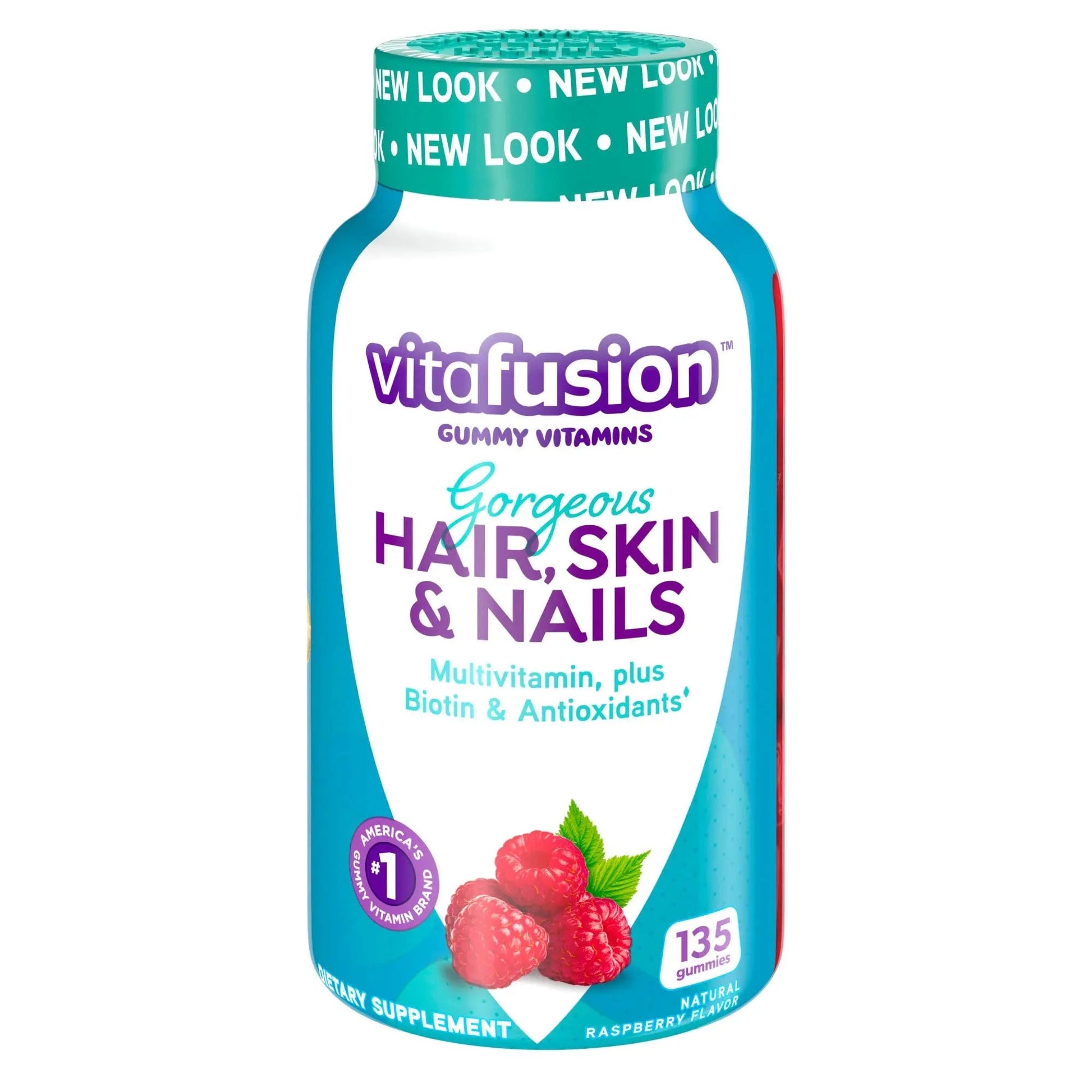 Vitafusion Gorgeous Hair, Skin & Nails Multivitamin Plus Power C Vitamin C Gummies for Immune Support Bundle, 135ct & 150 Count VitafusionAu supplements