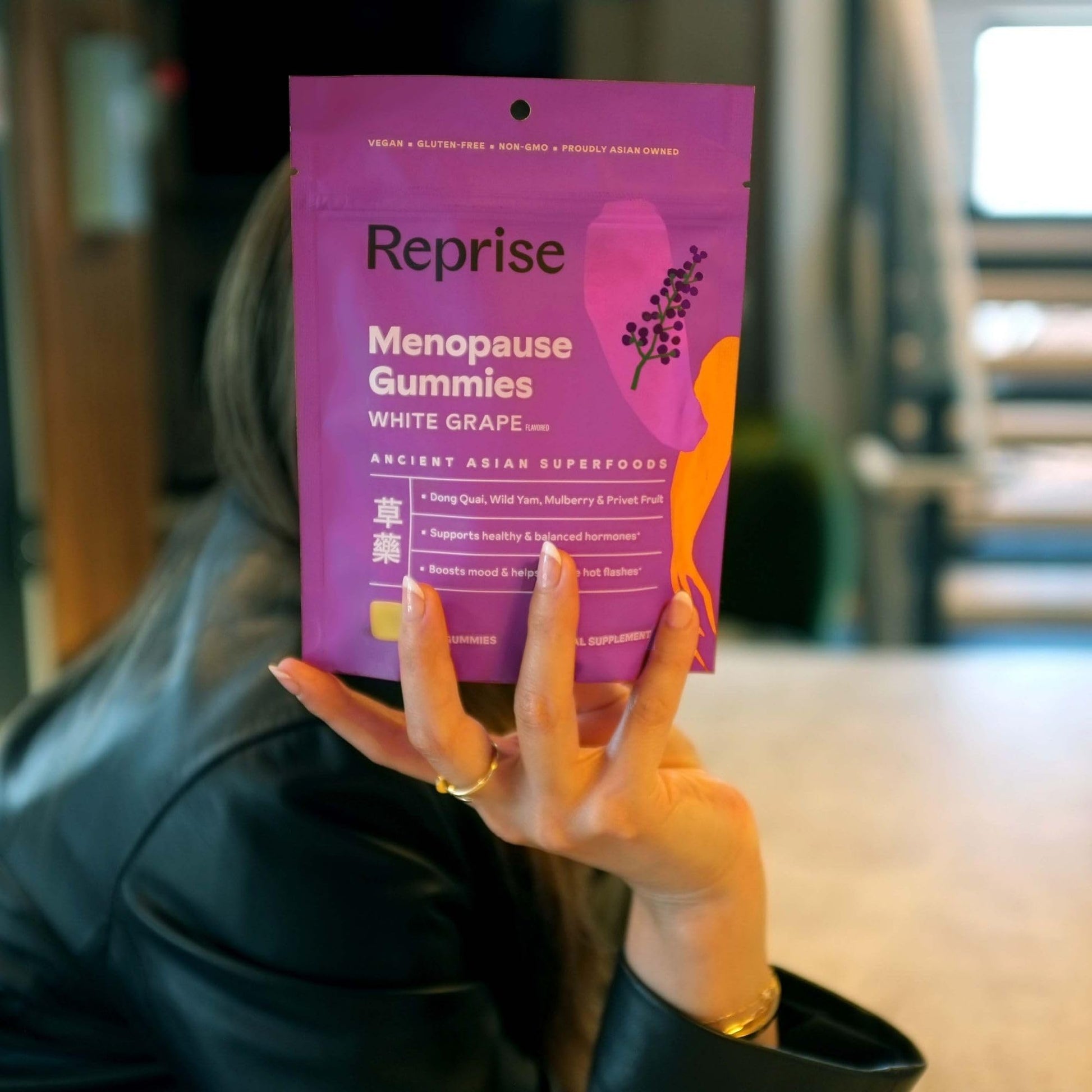 Menopause Gummies for Women | Healthy, Balanced Hormones | Reduce Hot Flashes, Night Sweats | Boosts Mood, Vitality, Energy| Dong Quai, Wild Yam, Mulberry, Privet Fruit | Low Sugar Chews, 60 Gummies RepriseAu supplements