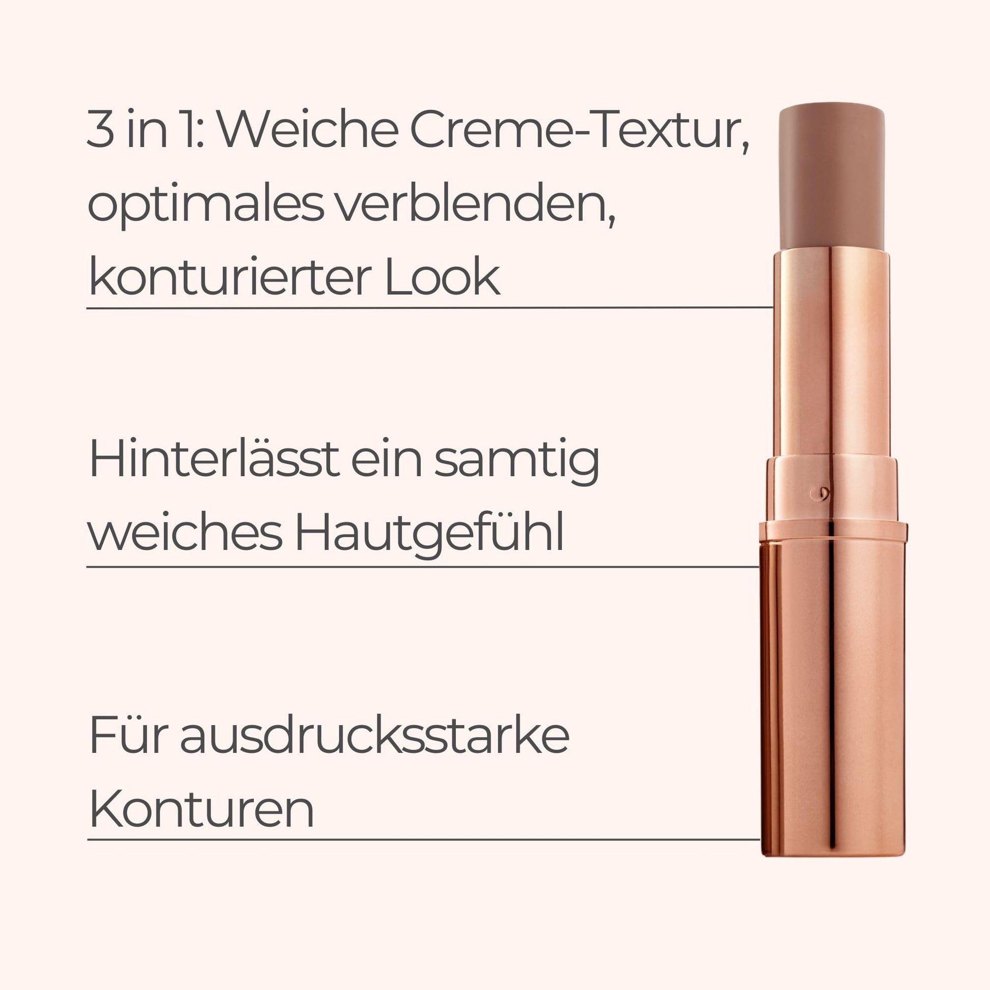 M. Asam MAGIC FINISH Cream Contour Stick medium-dark (0.28 Oz)- creamy contour stick for a defined face shape, creates optical shadows, bronzer stick with moisturizing hyaluronic acid, vegan M. AsamAu supplements