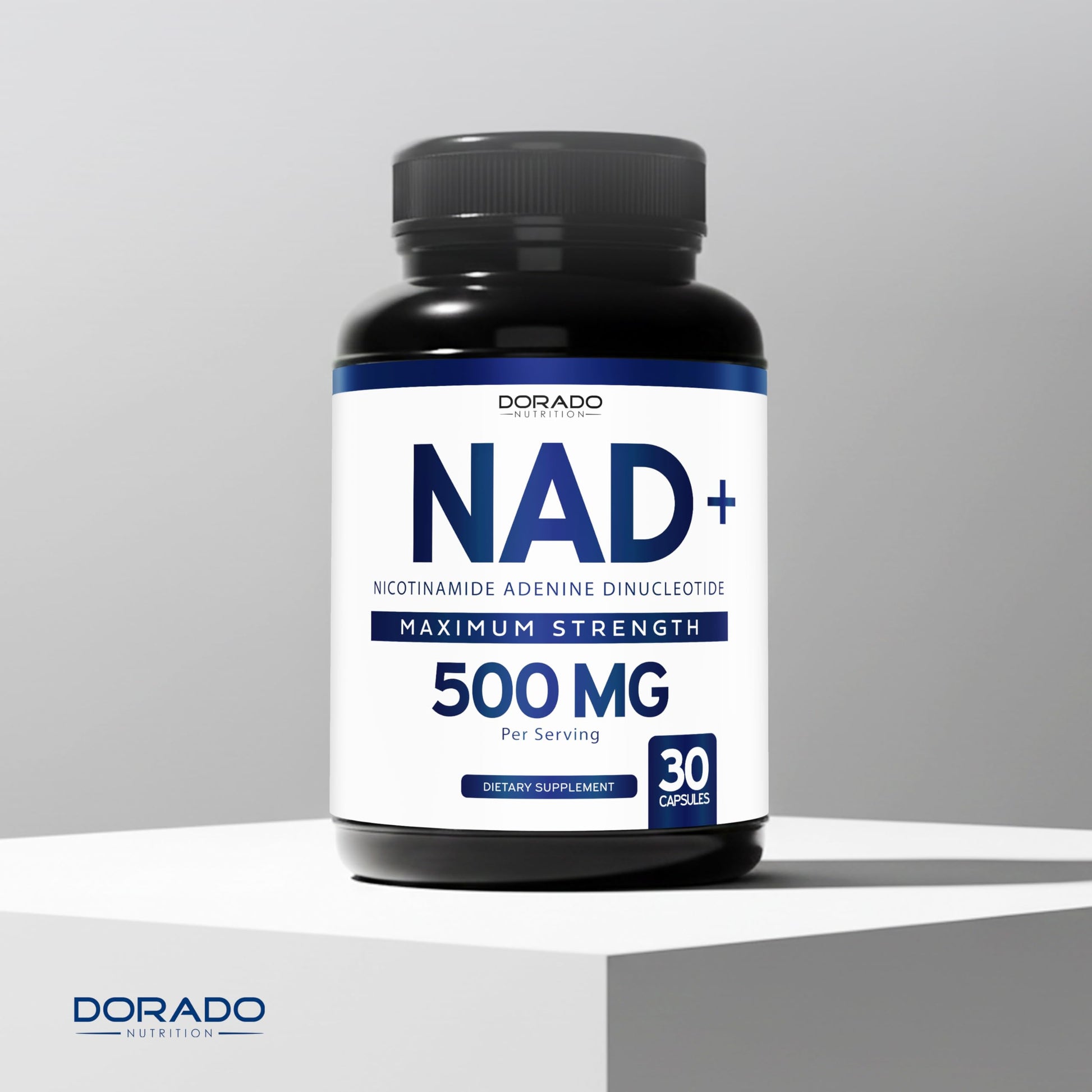 NAD Supplement (500mg of 95% Pure NAD+ Per Serving) NMN Supplement, NAD Nicotinamide Riboside Support (Third Party Tested, Vegan Safe, Non-GMO, No Fillers, & Made in the USA - 30 Vegan Capsules) DORADO NUTRITIONAu supplements