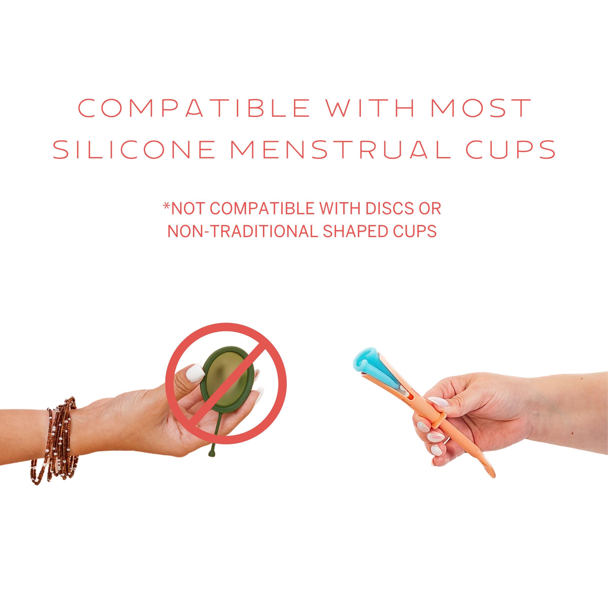 Pixie Menstrual Cup & Tampon Applicator + Period Cup Remover - Make Insertion & Removal Easy Pixie CupAu supplements