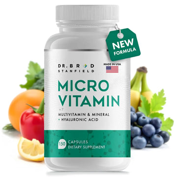 Dr Brad Stanfield Daily Low Dose MultiVitamin & Mineral for Men & Women to Support Cognitive Performance & Memory + Hyaluronic Acid for Skin Health Dr Brad StanfieldAu supplements