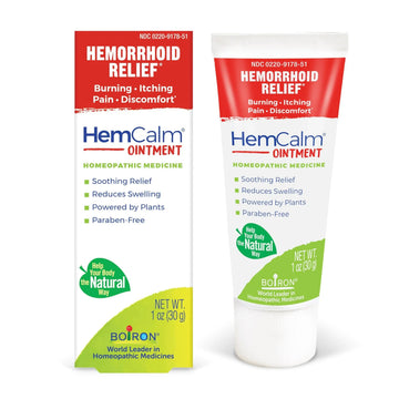 Boiron HemCalm Ointment for Hemorrhoid Relief of Pain, Itching, Swelling or Discomfort - 1 oz BoironAu supplements