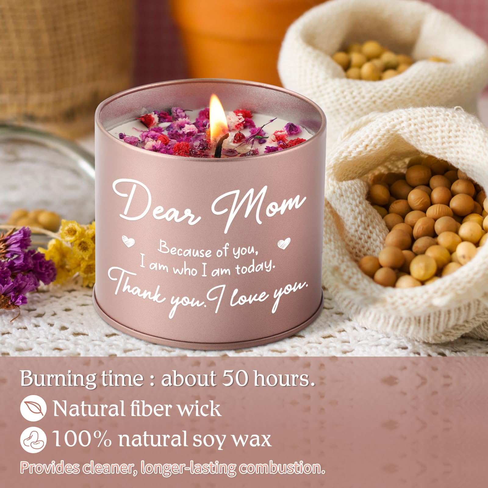 BLUMUZE Mom Gift for Birthday, Mothers Day Gifts 9oz Lavender Scented Candle for Mom, Candles Gifts BlumuzeAu supplements