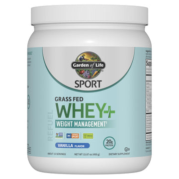 Garden of Life Sport Whey Plus Weight Management with Amino Energy - 20g of Grass Garden of LifeUS supplements