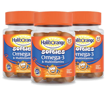 Haliborange Kids Vitamins Omega-3 and Multivitamin Orange Softies 30s HaliborangeAu supplements