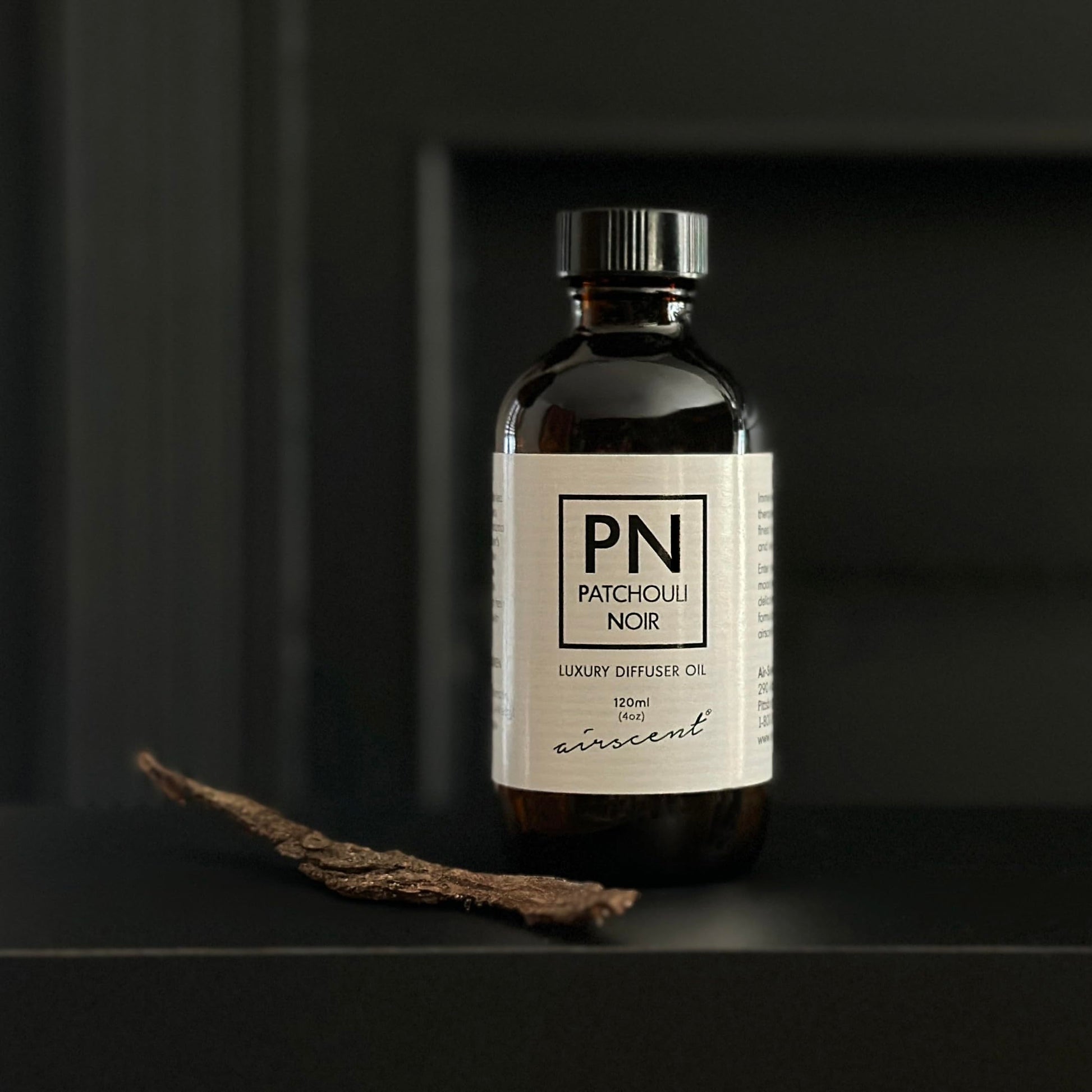 Patchouli Noir Diﬀuser Oil - Air-Scent Aroma and Essential Oil Blend - 120 Milliliter (4 ﬂ oz) Bottle Air-ScentAu supplements