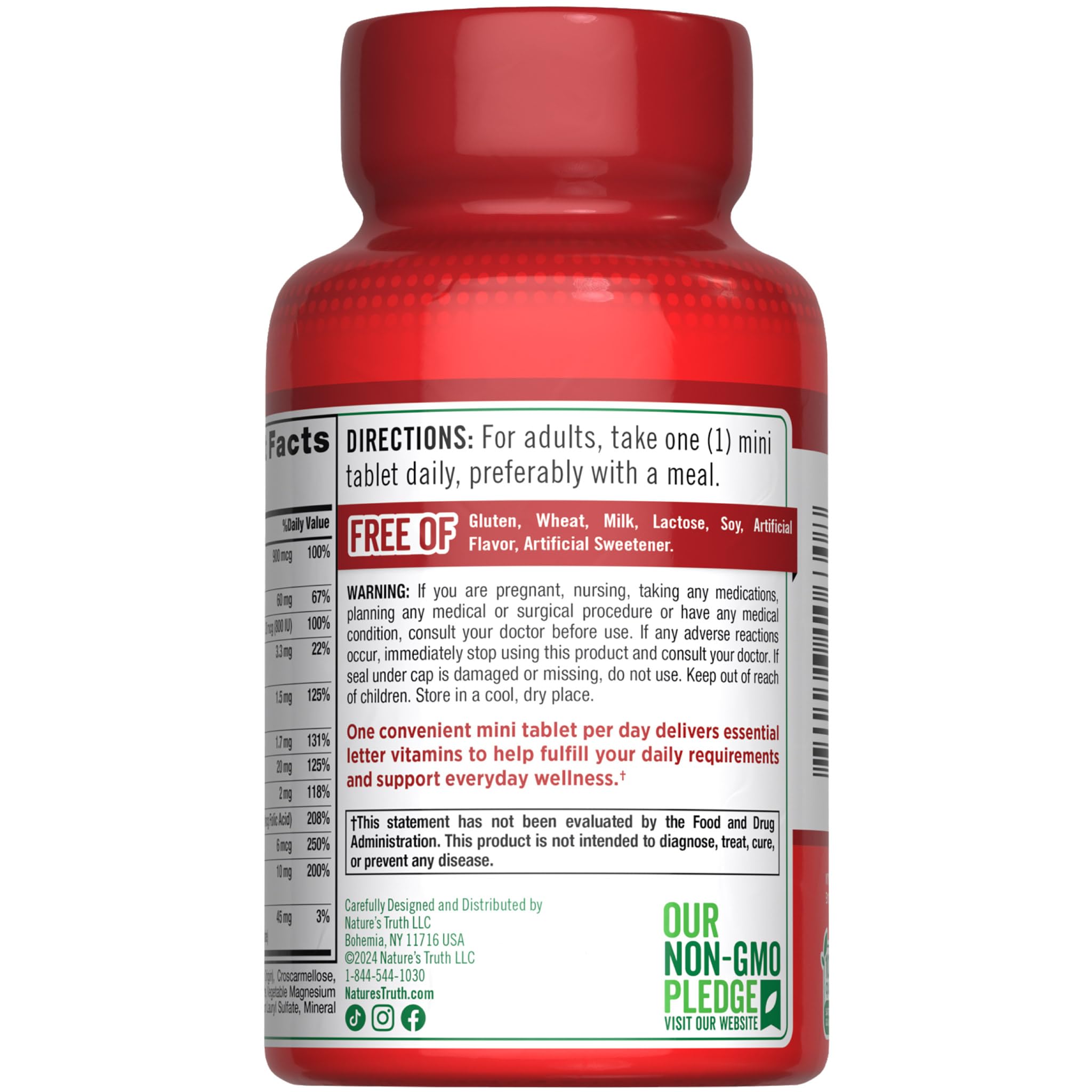 Nature's Truth One Daily Multivitamin for Men and Women | 365 Mini Tablets | Non-GMO & Gluten Free Supplement Nature's TruthAu supplements