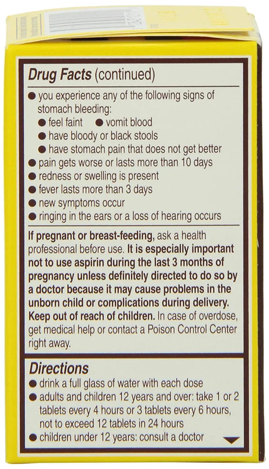 Genuine Bayer Aspirin 325mg Tablets, 24-Count (Pack of 2) BayerAu supplements