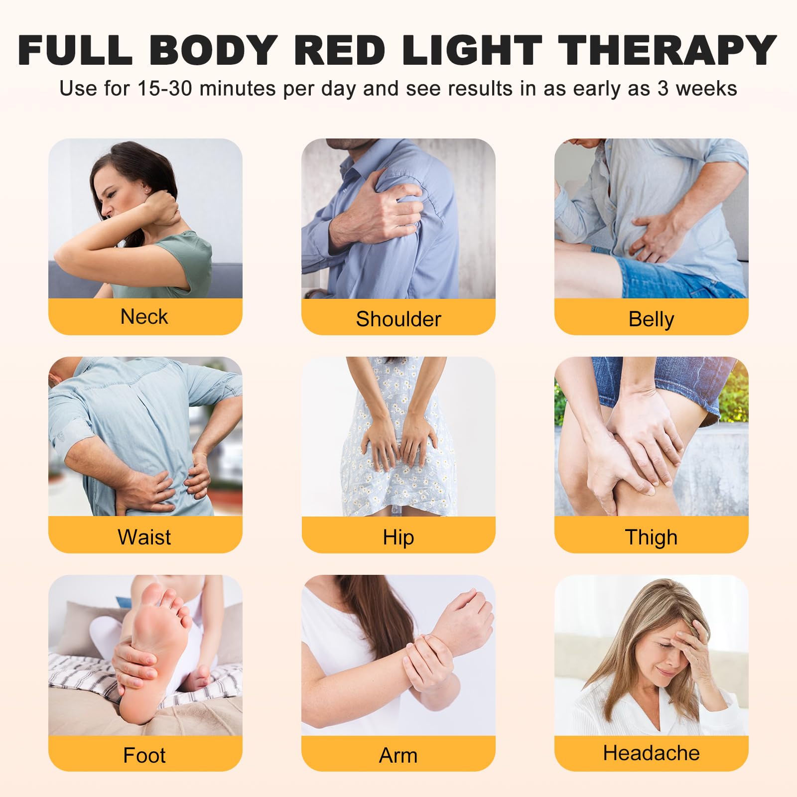 Rutollmit Red Light Therapy Mat - Experience Relaxation with 225 LEDs, 660nm Red Light RutollmitAu supplements