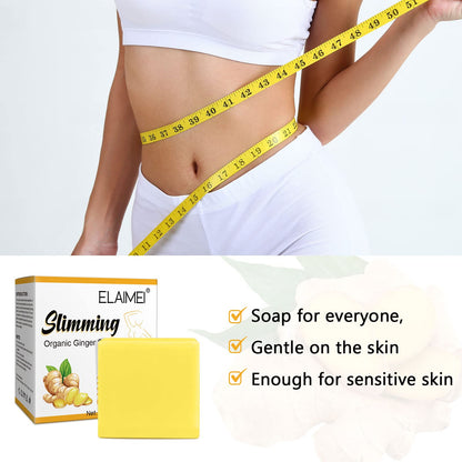 Organic Ginger Soap, Moisturizing Bath Soap, Slimming Ginger Soap, Deep Clean Effectively MoulisUS supplements