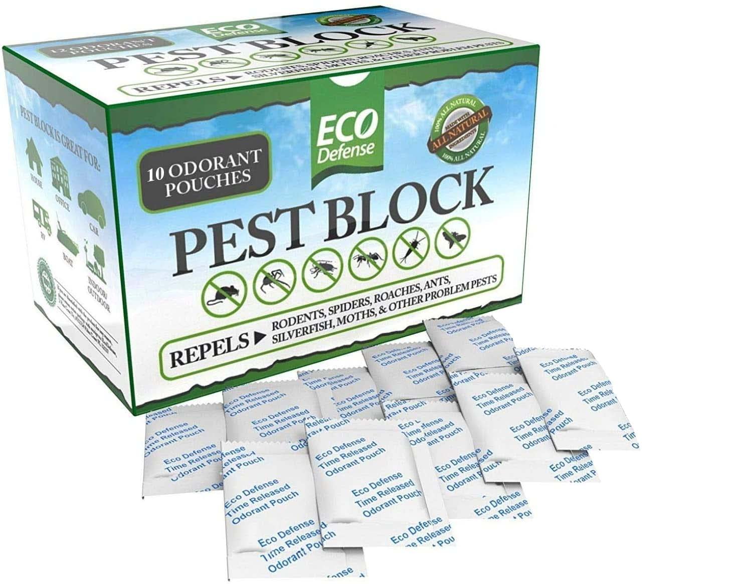Eco Defense Pest Control Pouches - All Natural - Repels Rodents, Spiders Eco DefenseAu supplements
