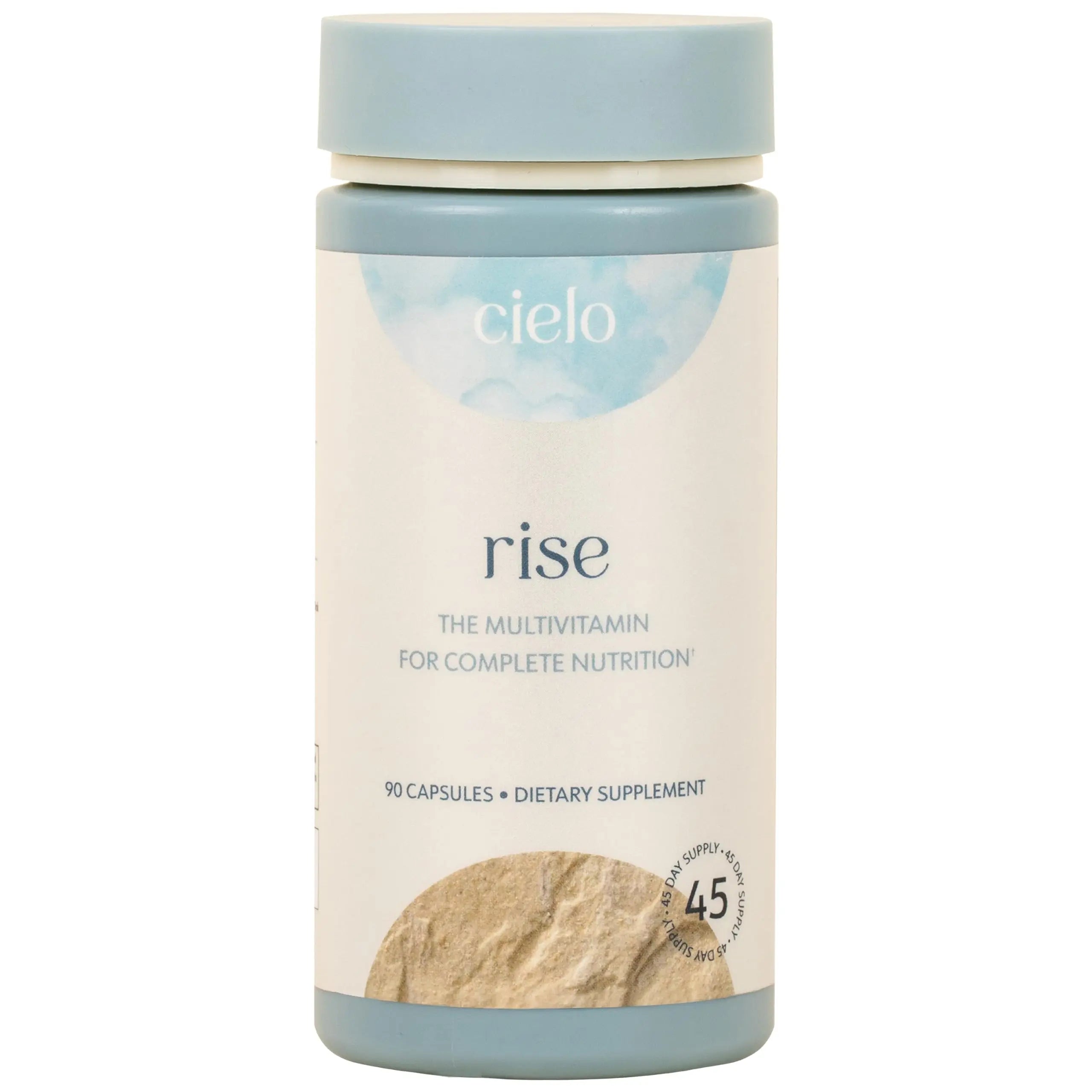 Cielo Rise Multivitamin for Women and Men - Vitamin A, C, D3, E K2, & More - Magnesium Glycinate, Citrate, and Malate for Digestive Support CieloAu supplements
