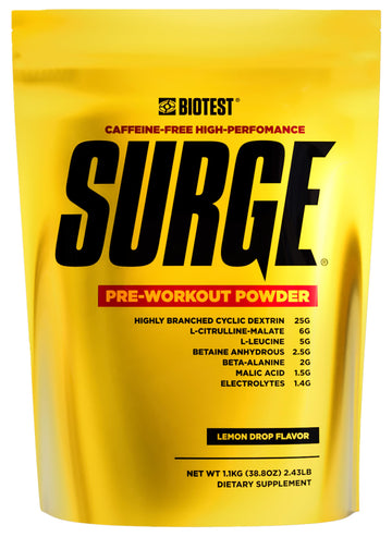 Biotest Surge Workout Nutrition - 25 g Highly Branched Cyclic Dextrin, 6.5 g Citrulline BiotestAu supplements