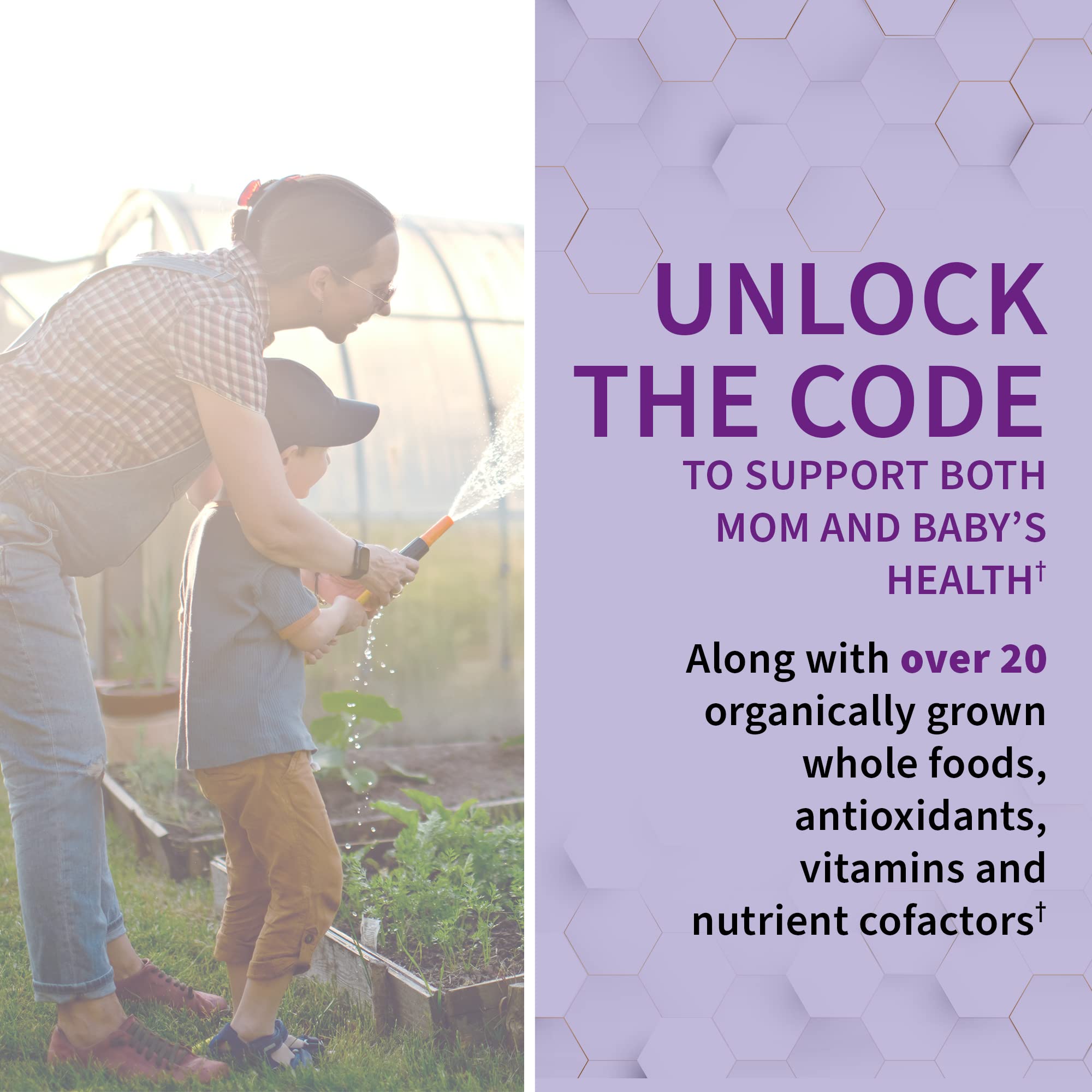 Garden of Life Prenatal Multivitamin for Women with Iron, Folate & Vitamin C and D3 for Neural Development & Probiotics for Immune Support Garden of LifeUS supplements
