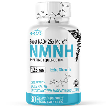 Nature's Fusions NMNH with Piperine & Quercetin - Boost NAD+ with Dihydronicotinamide Mononucleotide (30 Capsules) Nature's FusionsAu supplements
