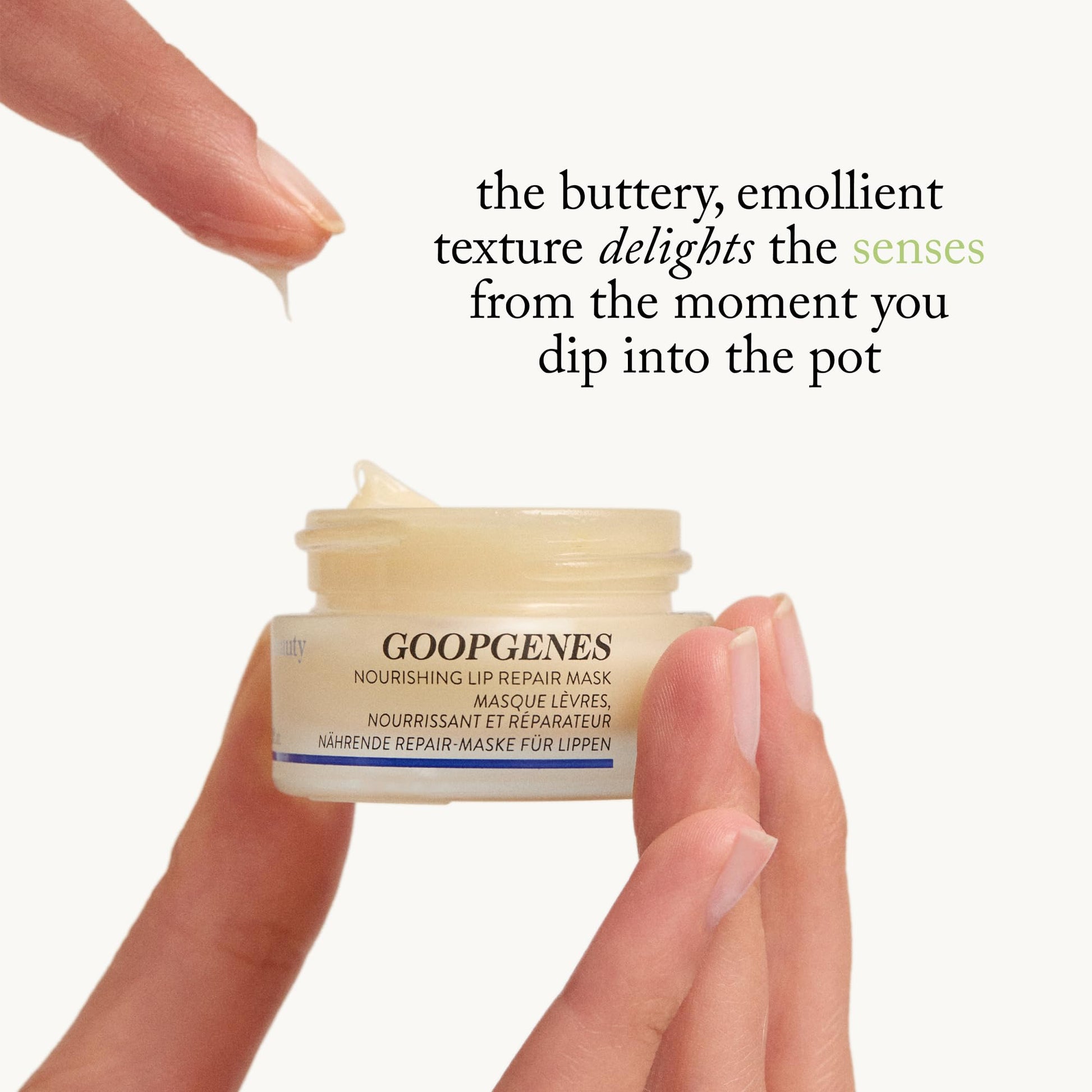 goop Beauty Nourishing Lip Repair Mask | Lip Hydration Treatment | Smooths, Plumps, & Softens | Ceramides & Vegan Lanolin | 0.3 oz goopAu supplements