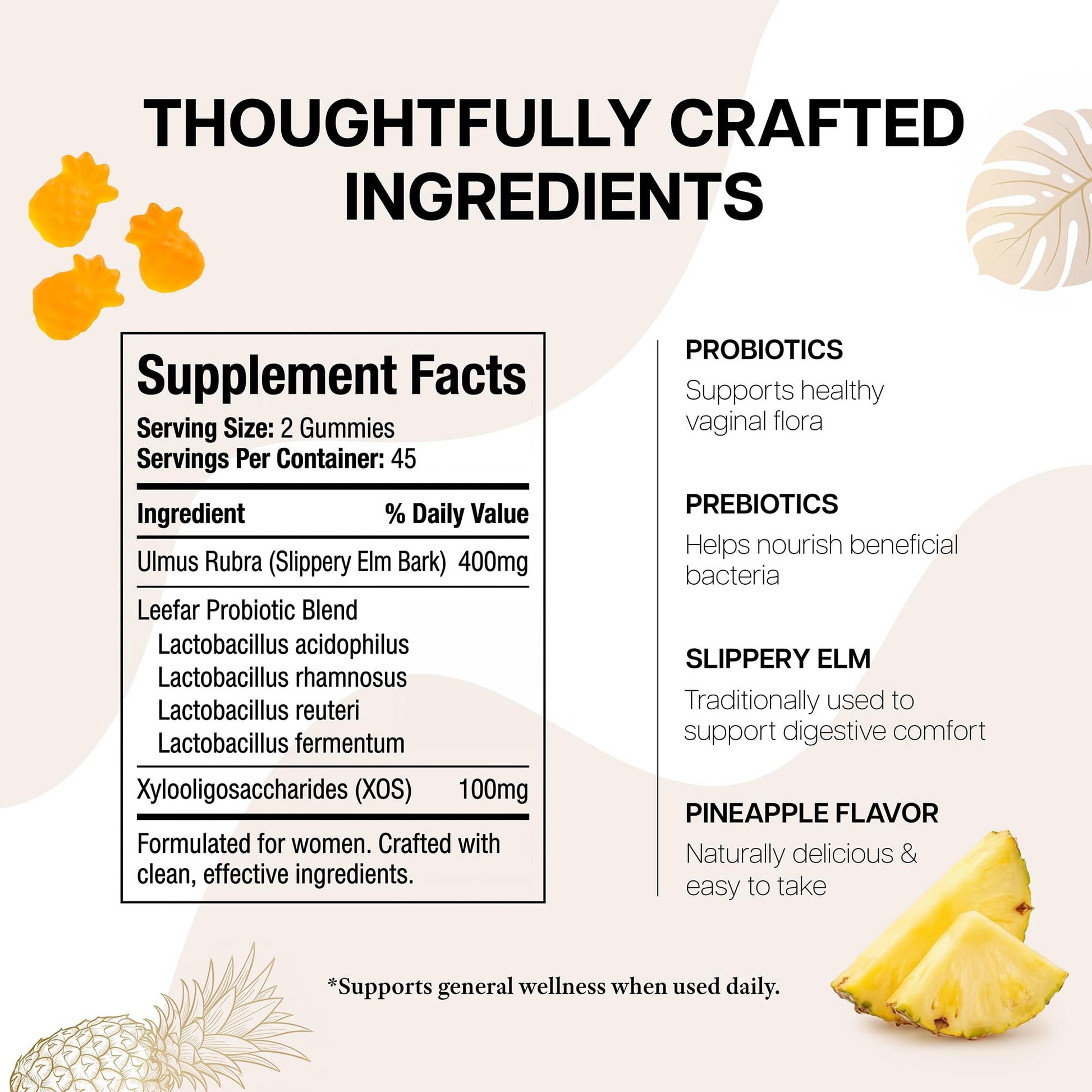 Magic V Care – Premium Feminine Balance Gummies – Women’s Wellness & pH Support – Vaginal Health, Immunity & Hormonal Balance – Vegan, Gluten-Free – Tropical Pineapple – 90 Gummies – 45 Servings Magic V SteamAu supplements