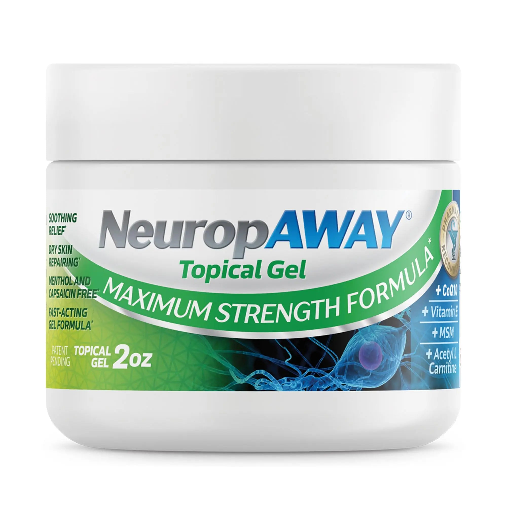 NeuropAWAY® Maximum Strength Gel, for Nerve discomfort, Burning, Tingling, and Numbness 2oz NeuropAWAYAu supplements