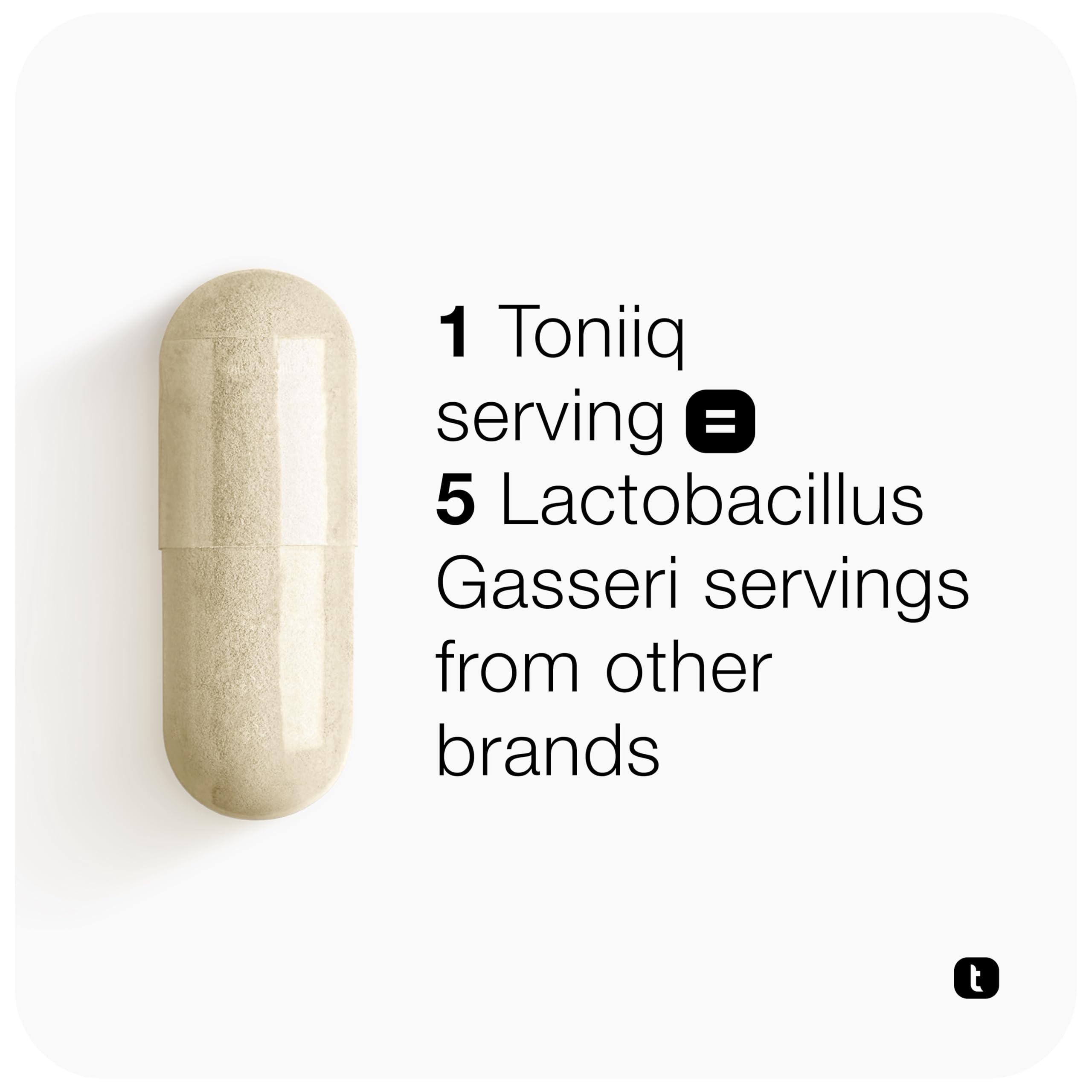Lactobacillus Gasseri - Ultra High Strength 50 Billion CFU - Delayed Release Capsules - Made with Prebiotic Inulin Fiber - Supports Digestive Health & Gut Flora - Third-Party Lab Tested - 60 Capsules ToniiqAu supplements